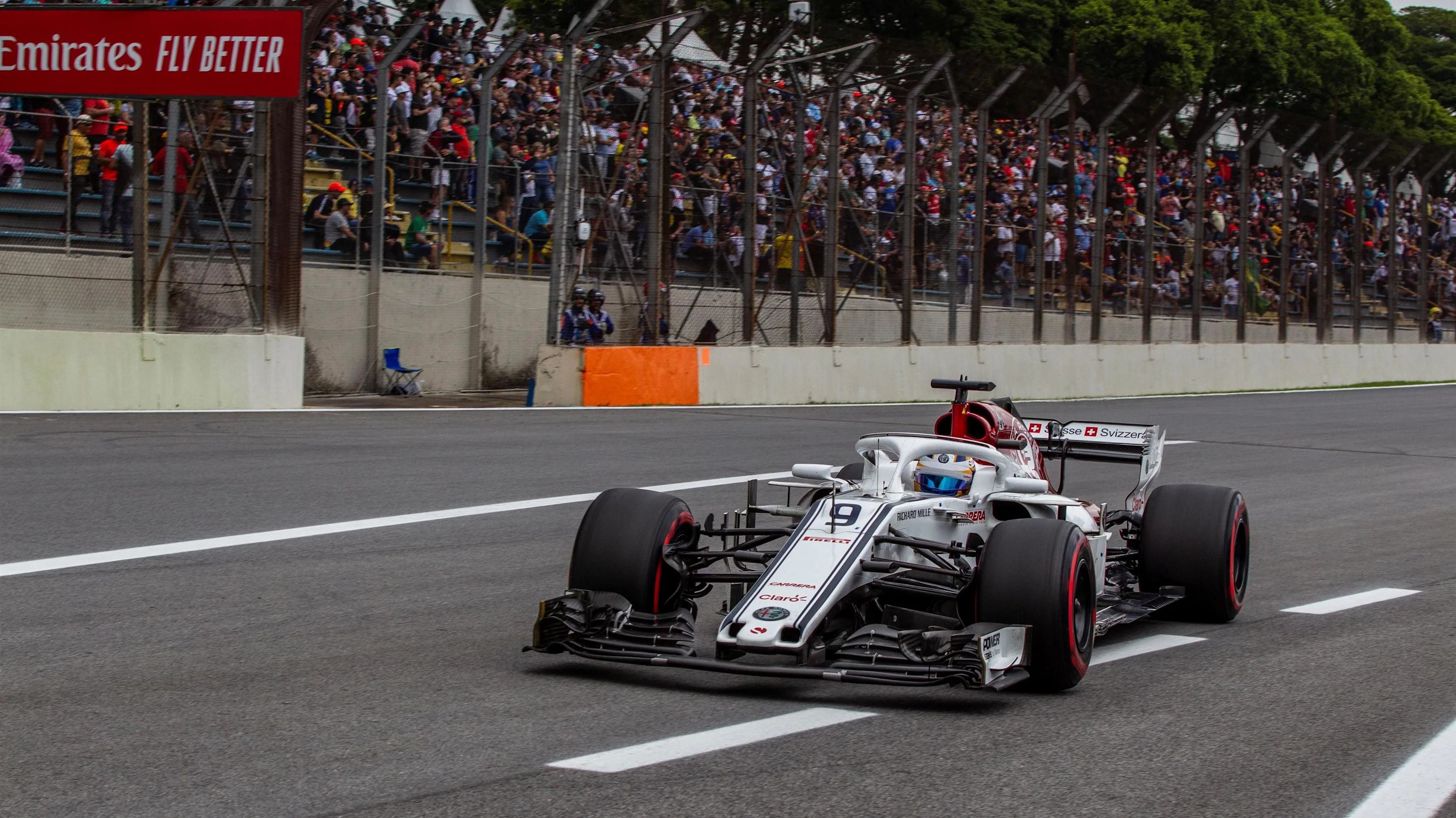 Marcus Ericsson, Alfa Romeo Sauber C37 at Formula One World Championship, Rd20, Brazilian Grand