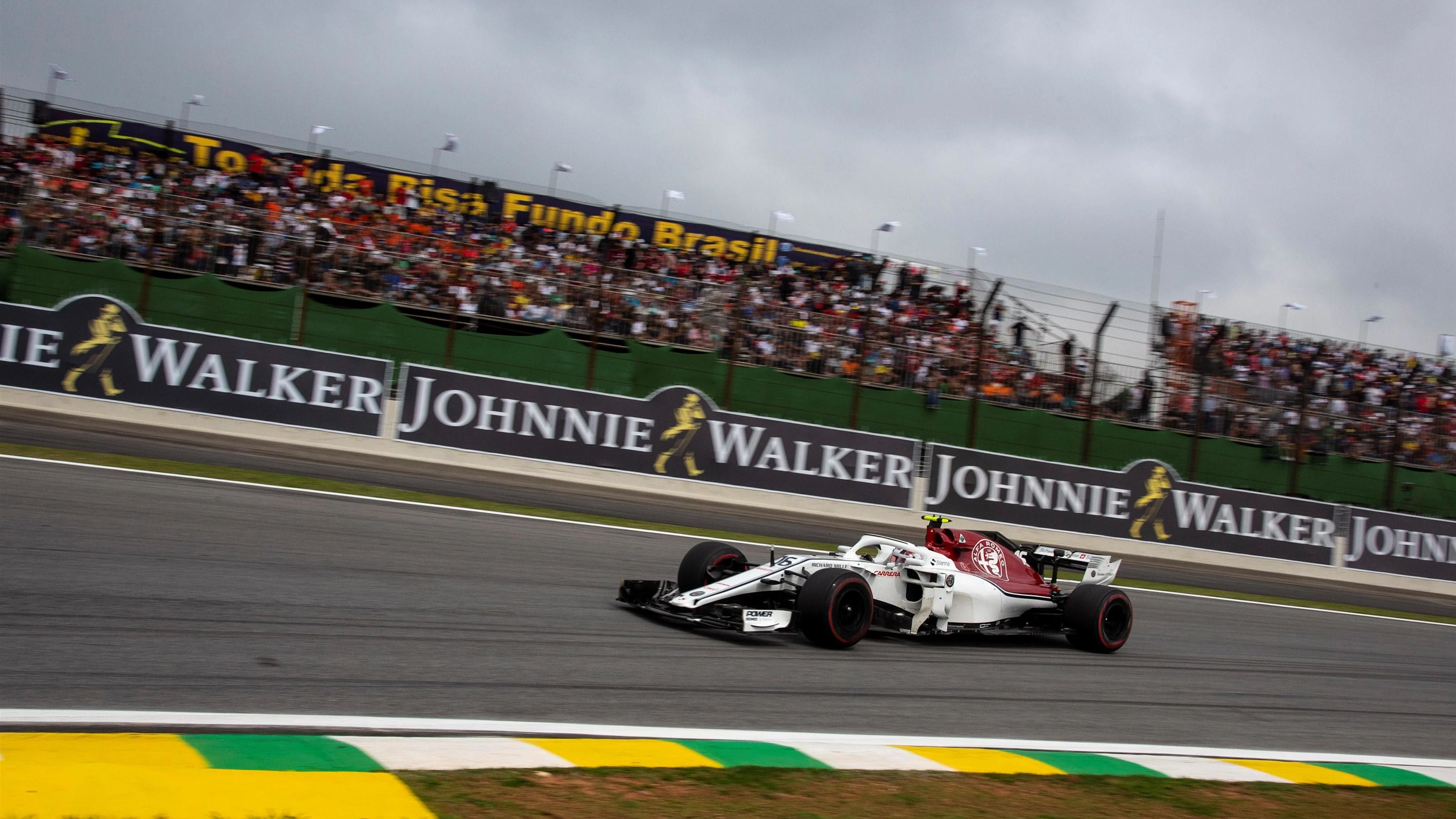 Charles Leclerc, Alfa Romeo Sauber C37 at Formula One World Championship, Rd20, Brazilian Grand