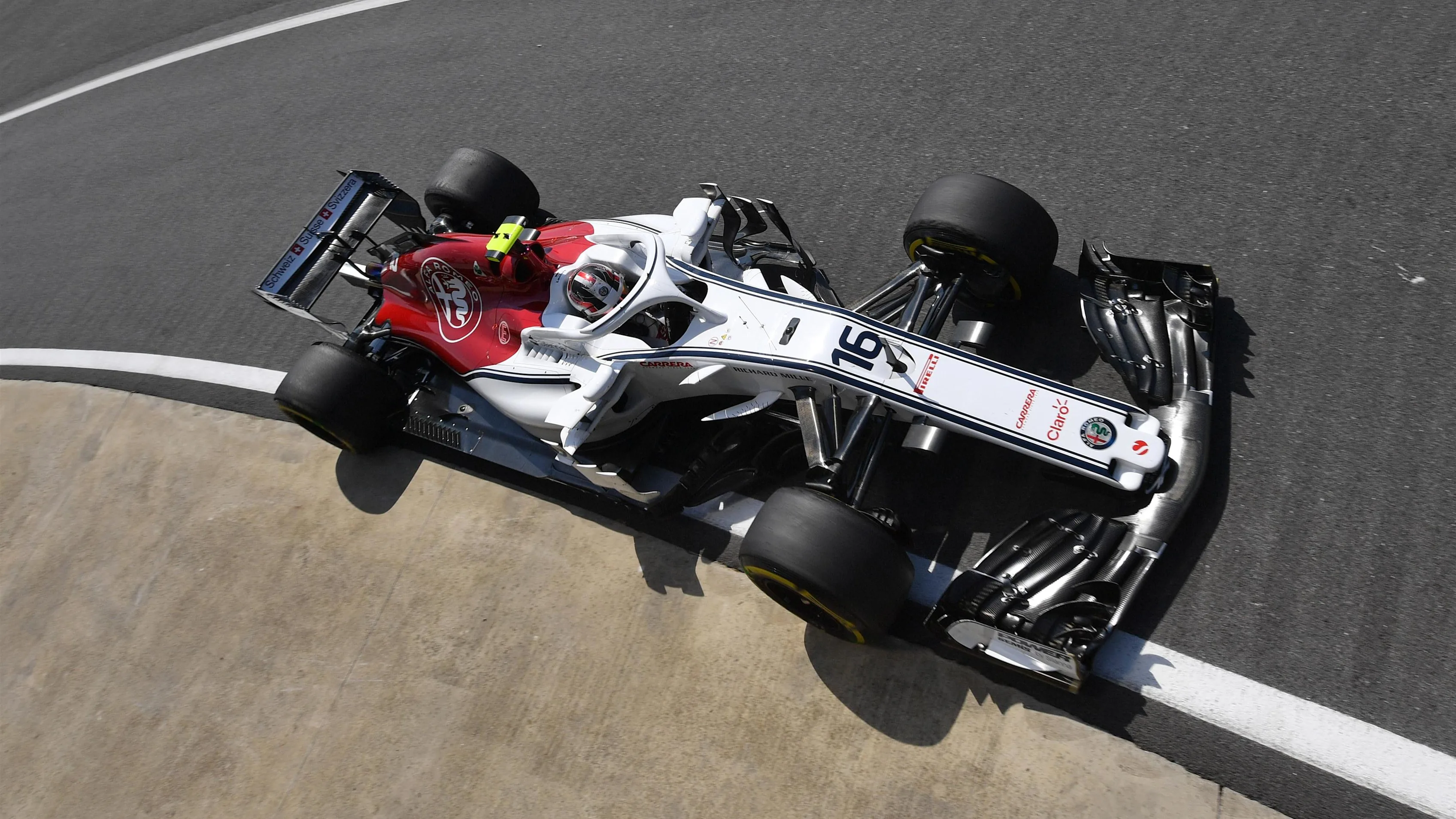 Charles Leclerc (MON) Alfa Romeo Sauber C37 at Formula One World Championship, Rd10, British Grand
