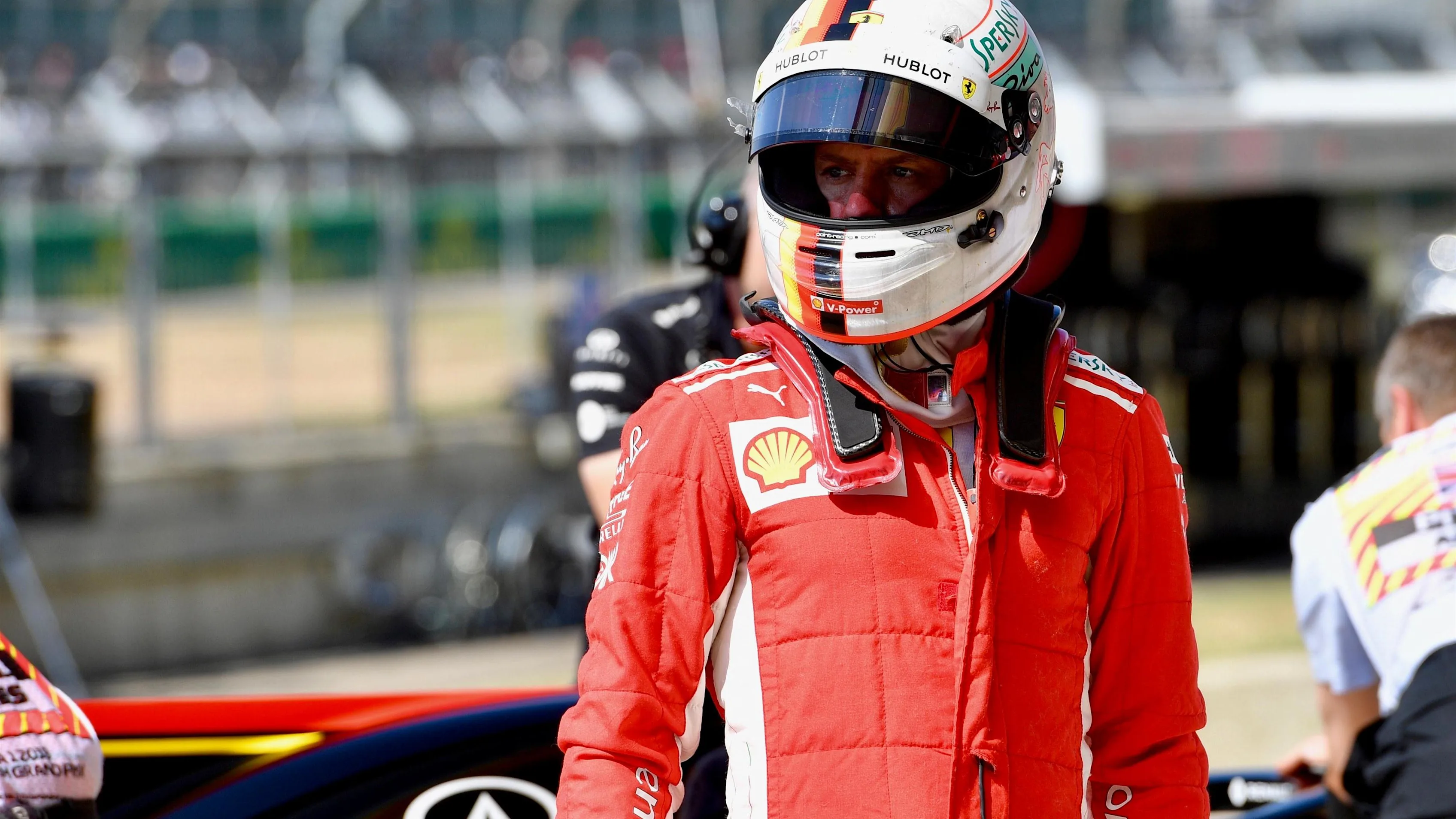 Sebastian Vettel (GER) Ferrari at Formula One World Championship, Rd10, British Grand Prix,