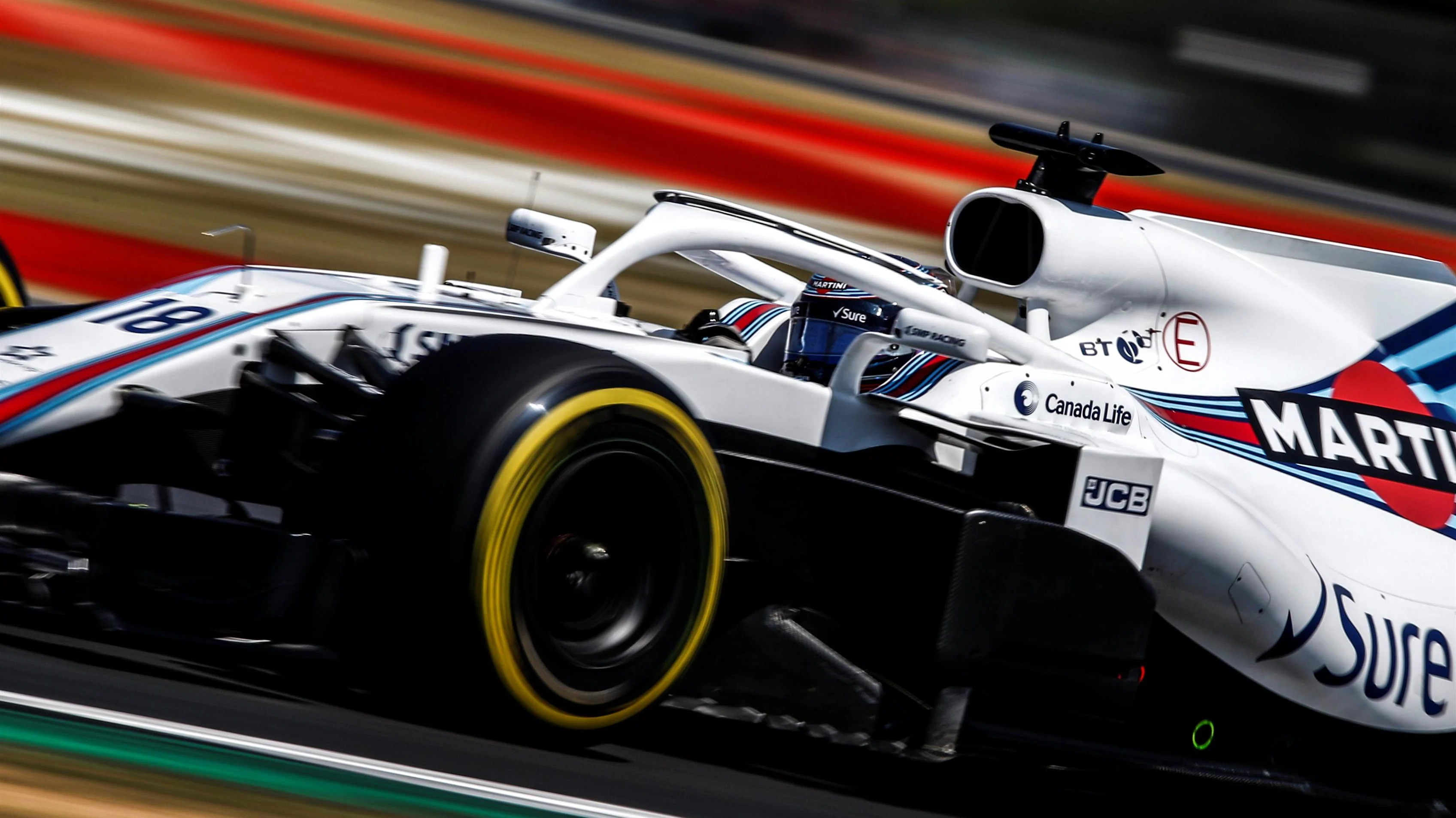Lance Stroll (CDN) Williams FW41 at Formula One World Championship, Rd10, British Grand Prix,