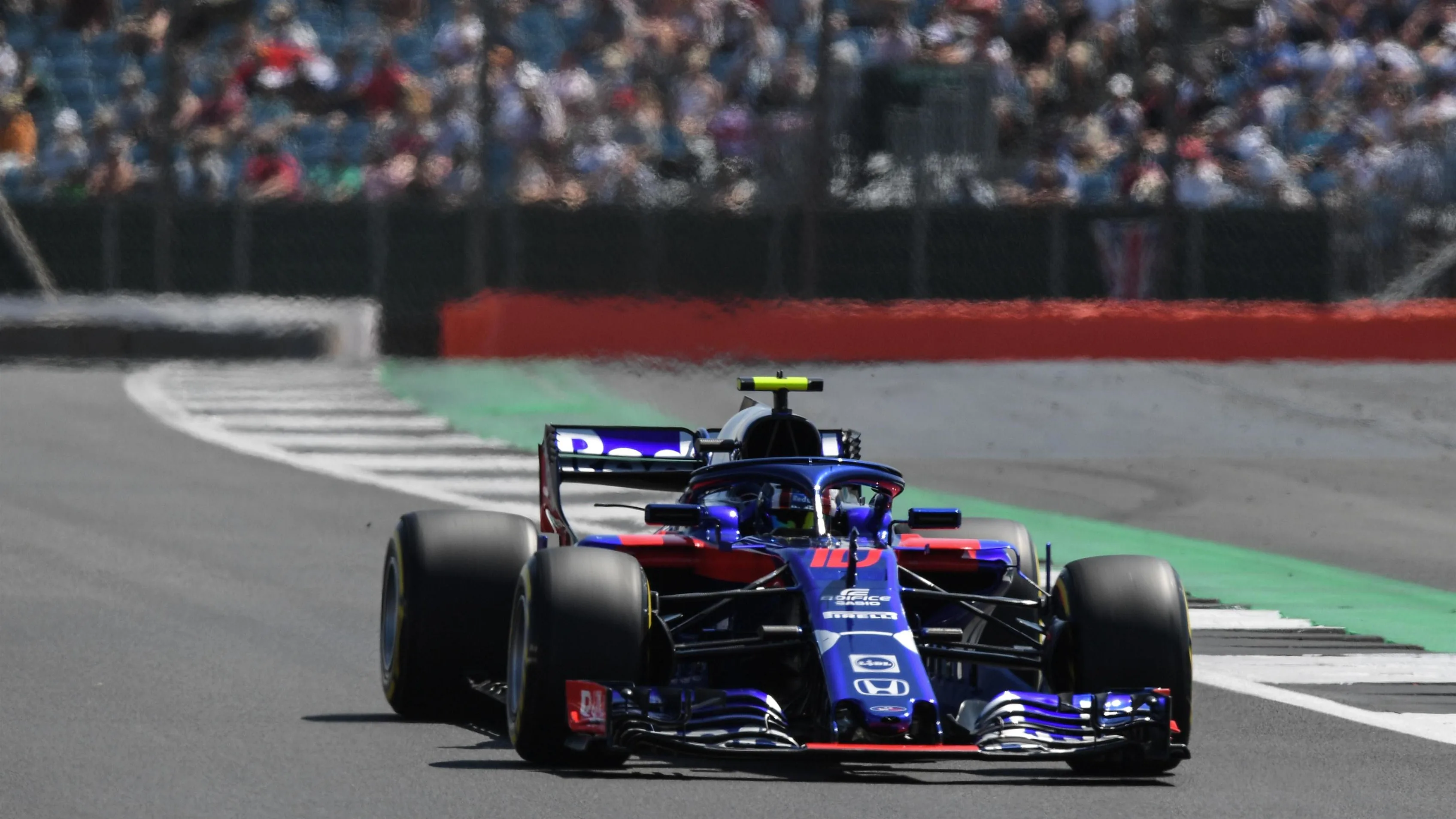 Pierre Gasly (FRA) Scuderia Toro Rosso STR13 at Formula One World Championship, Rd10, British Grand
