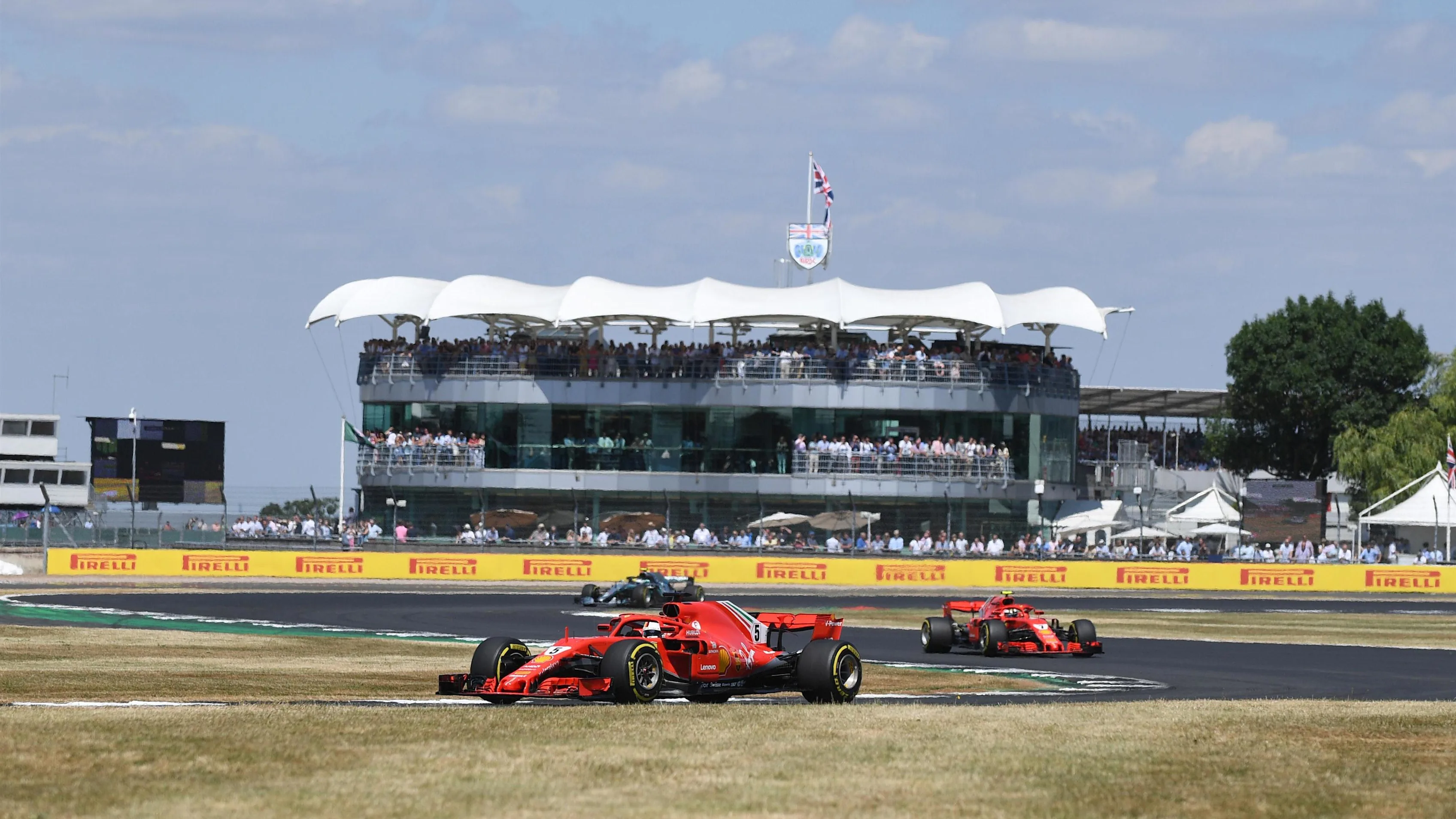 Sebastian Vettel (GER) Ferrari SF-71H at Formula One World Championship, Rd10, British Grand Prix,