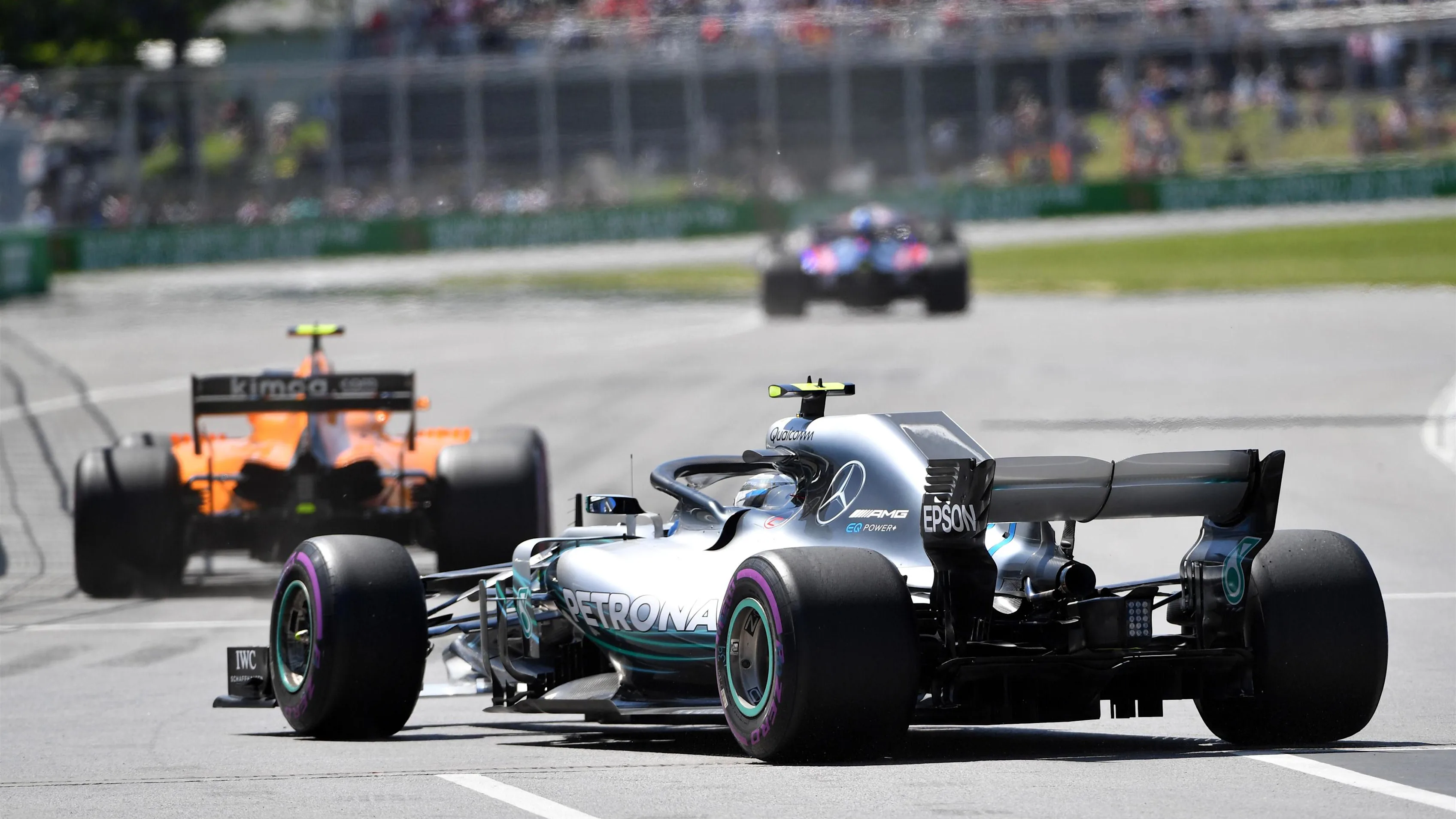 Valtteri Bottas (FIN) Mercedes-AMG F1 W09 EQ Power+ at Formula One World Championship, Rd7,