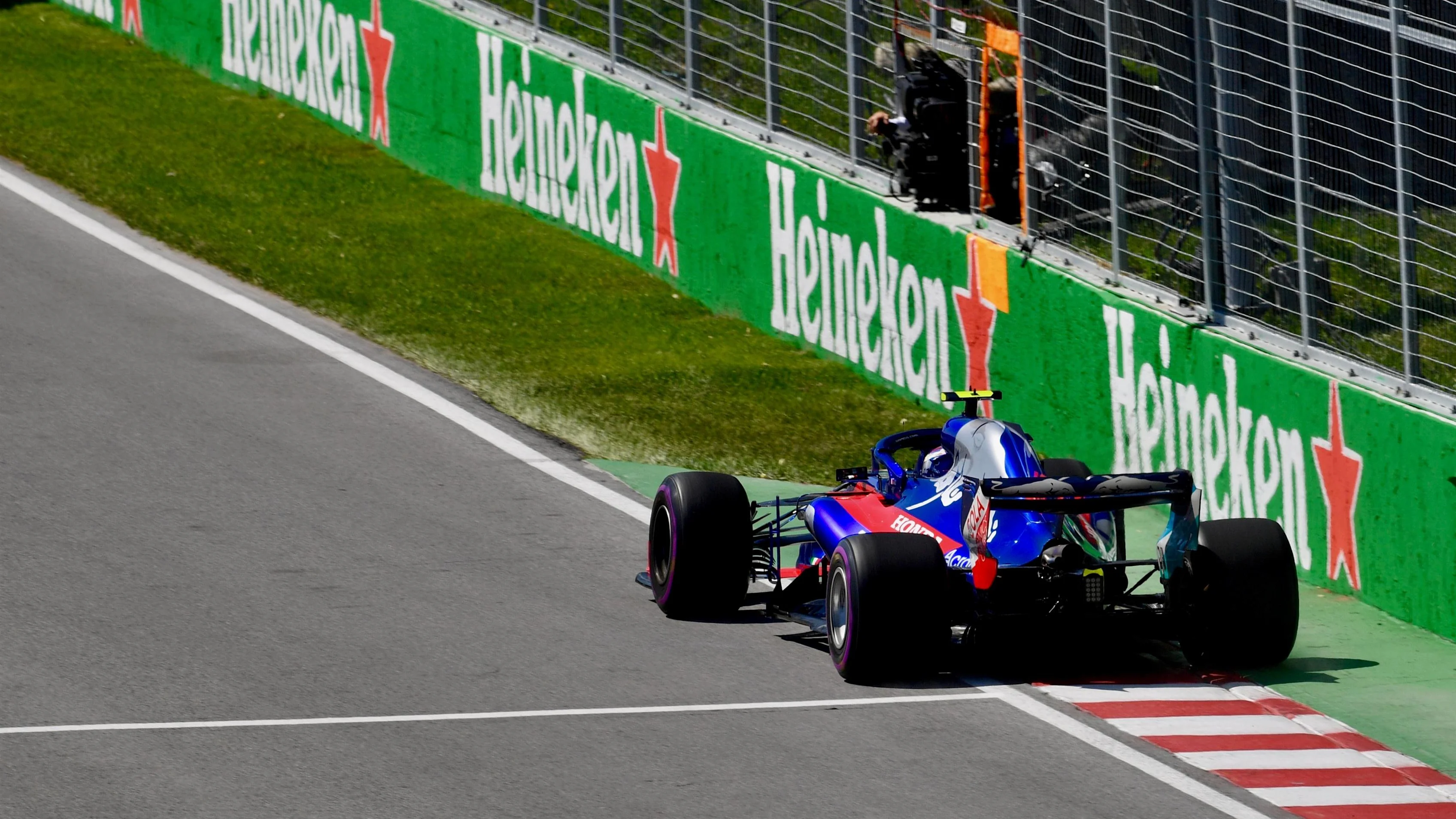 Pierre Gasly (FRA) Scuderia Toro Rosso STR13 at Formula One World Championship, Rd7, Canadian Grand Prix, Practice, Montreal, Canada, Friday 8 June 2018. © Jerry Andre/Sutton Images