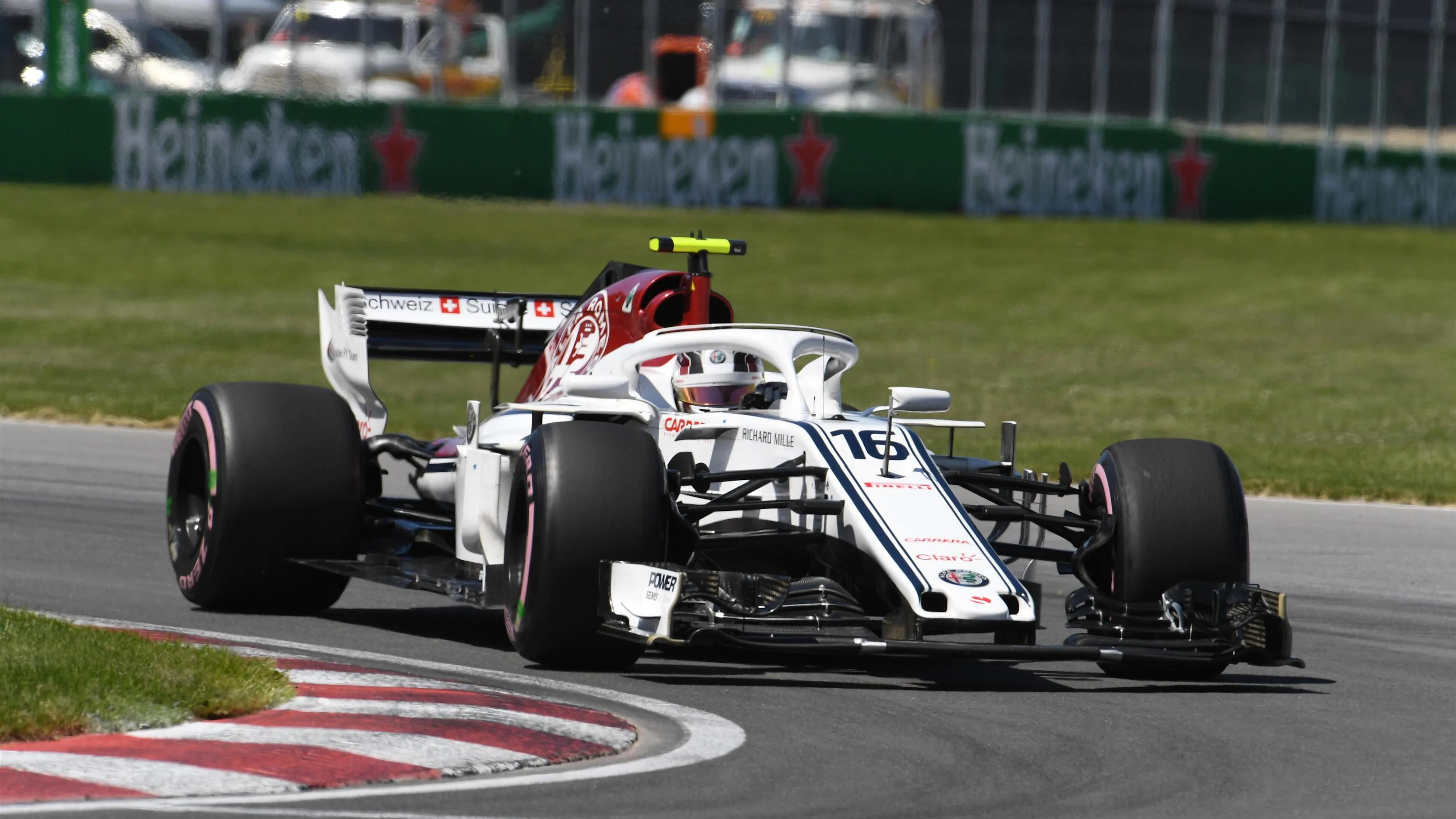 Charles Leclerc (MON) Alfa Romeo Sauber C37 at Formula One World Championship, Rd7, Canadian Grand
