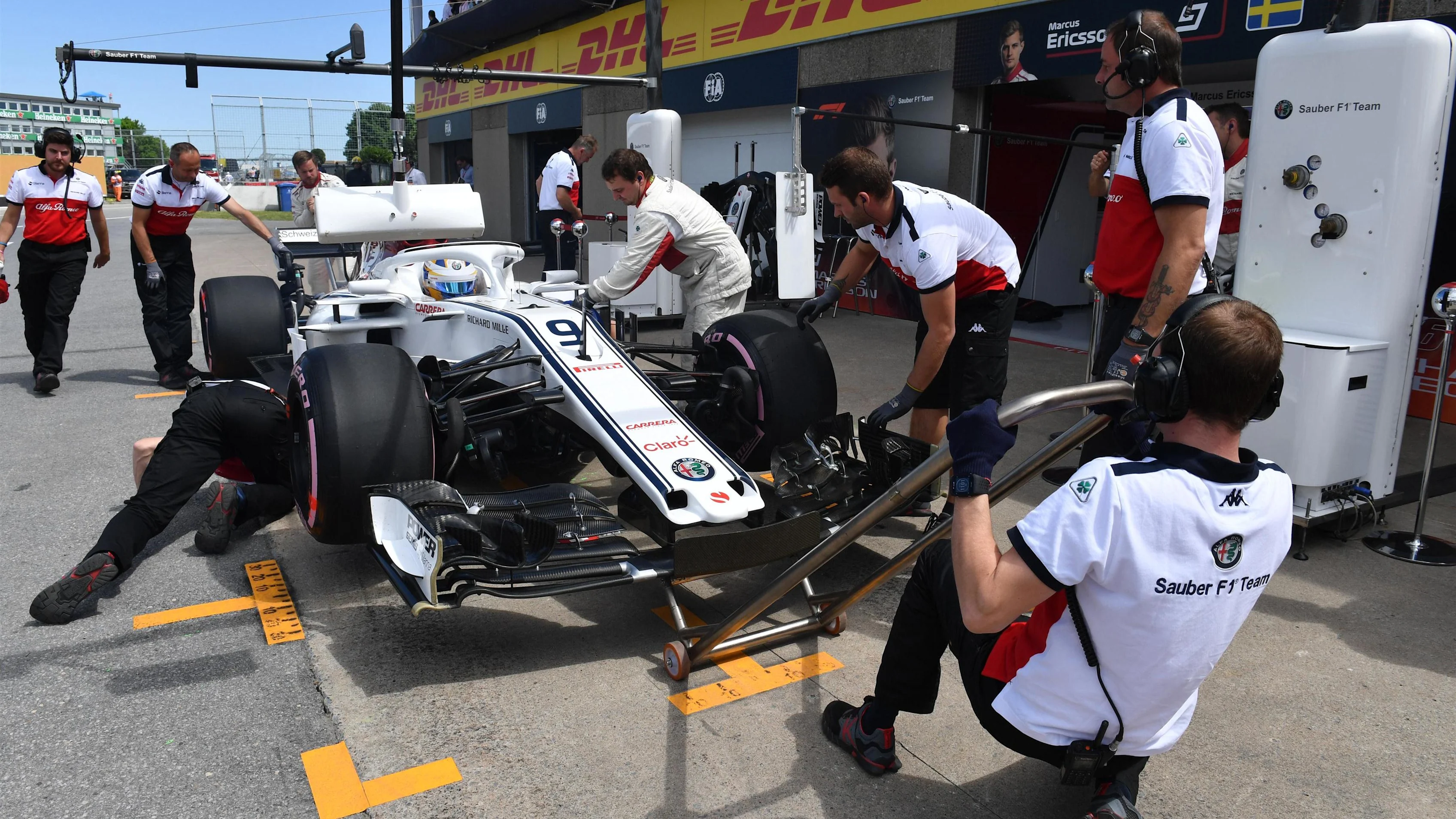 Marcus Ericsson (SWE) Alfa Romeo Sauber C37 at Formula One World Championship, Rd7, Canadian Grand Prix, Qualifying, Montreal, Canada, Saturday 9 June 2018. © Mark Sutton/Sutton Images