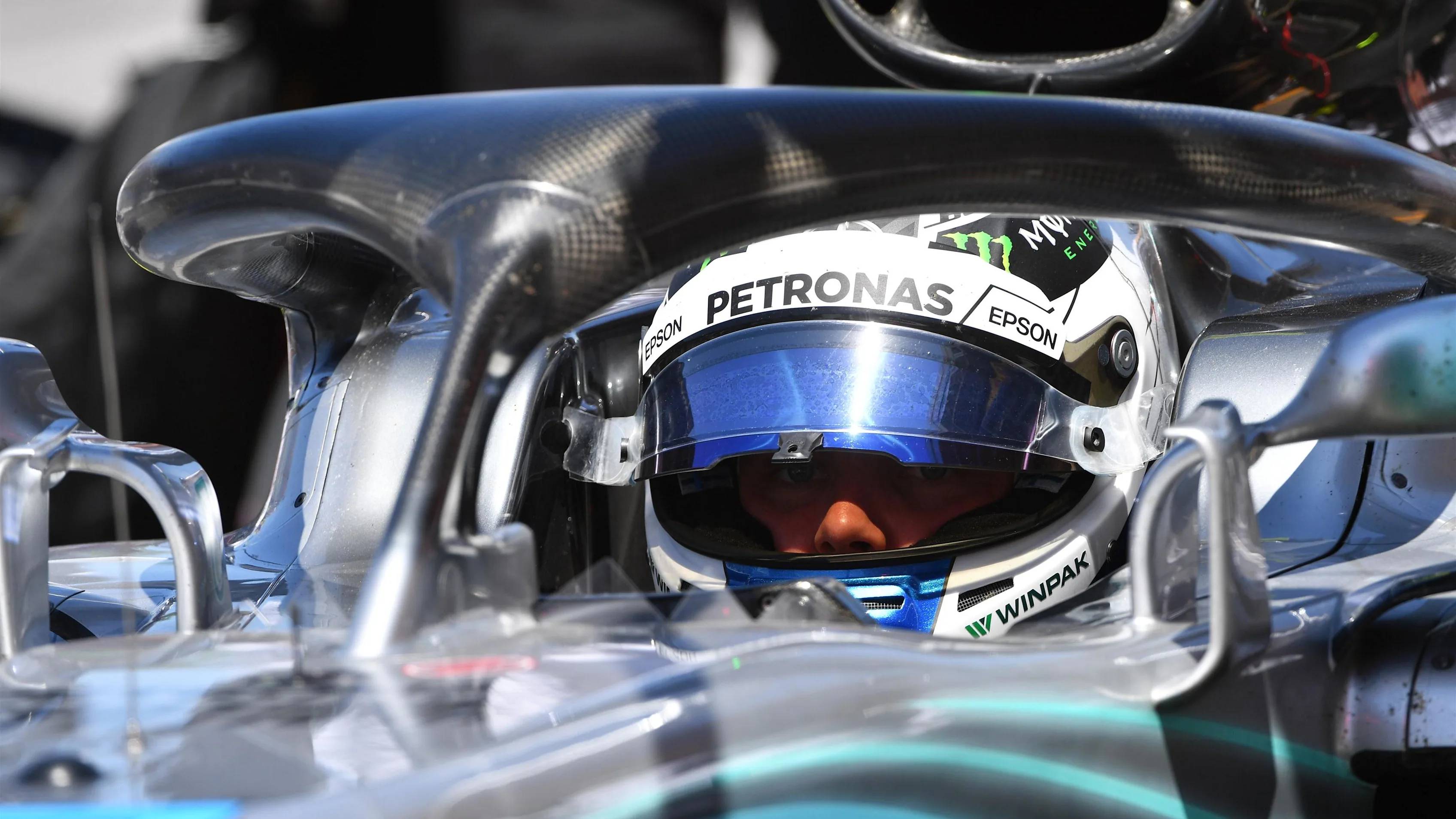 Valtteri Bottas (FIN) Mercedes-AMG F1 W09 EQ Power+ at Formula One World Championship, Rd7,