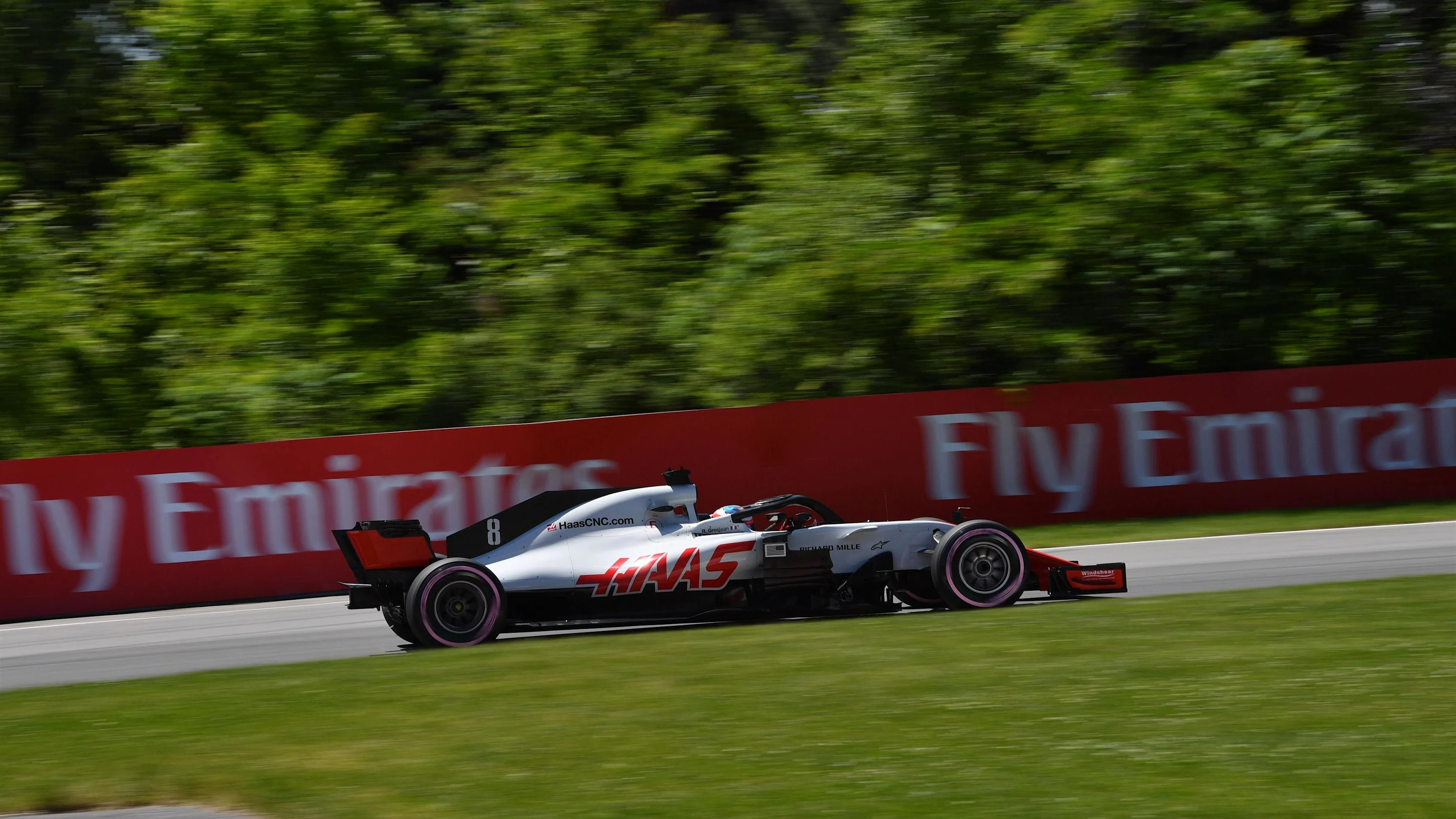 Romain Grosjean (FRA) Haas VF-18 at Formula One World Championship, Rd7, Canadian Grand Prix,