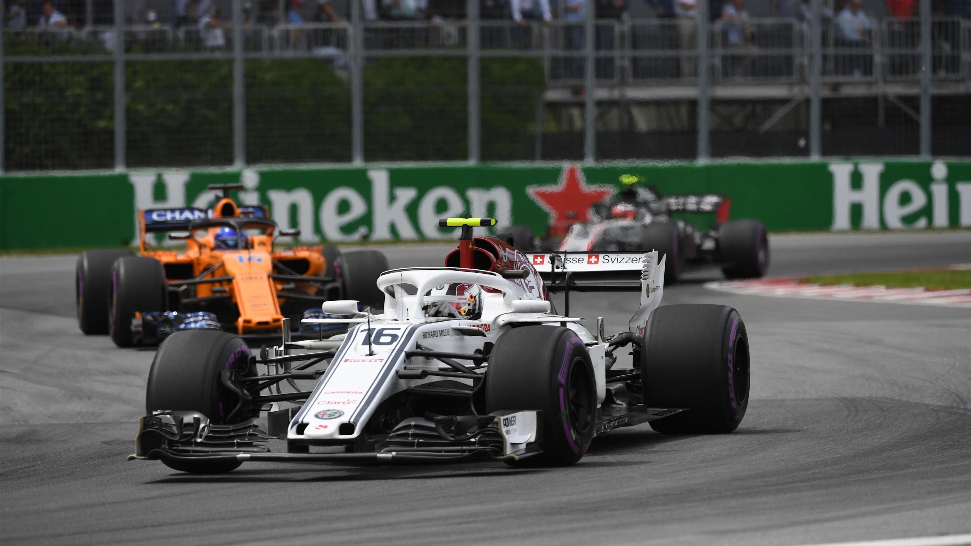 Charles Leclerc (MON) Alfa Romeo Sauber C37 at Formula One World Championship, Rd7, Canadian Grand