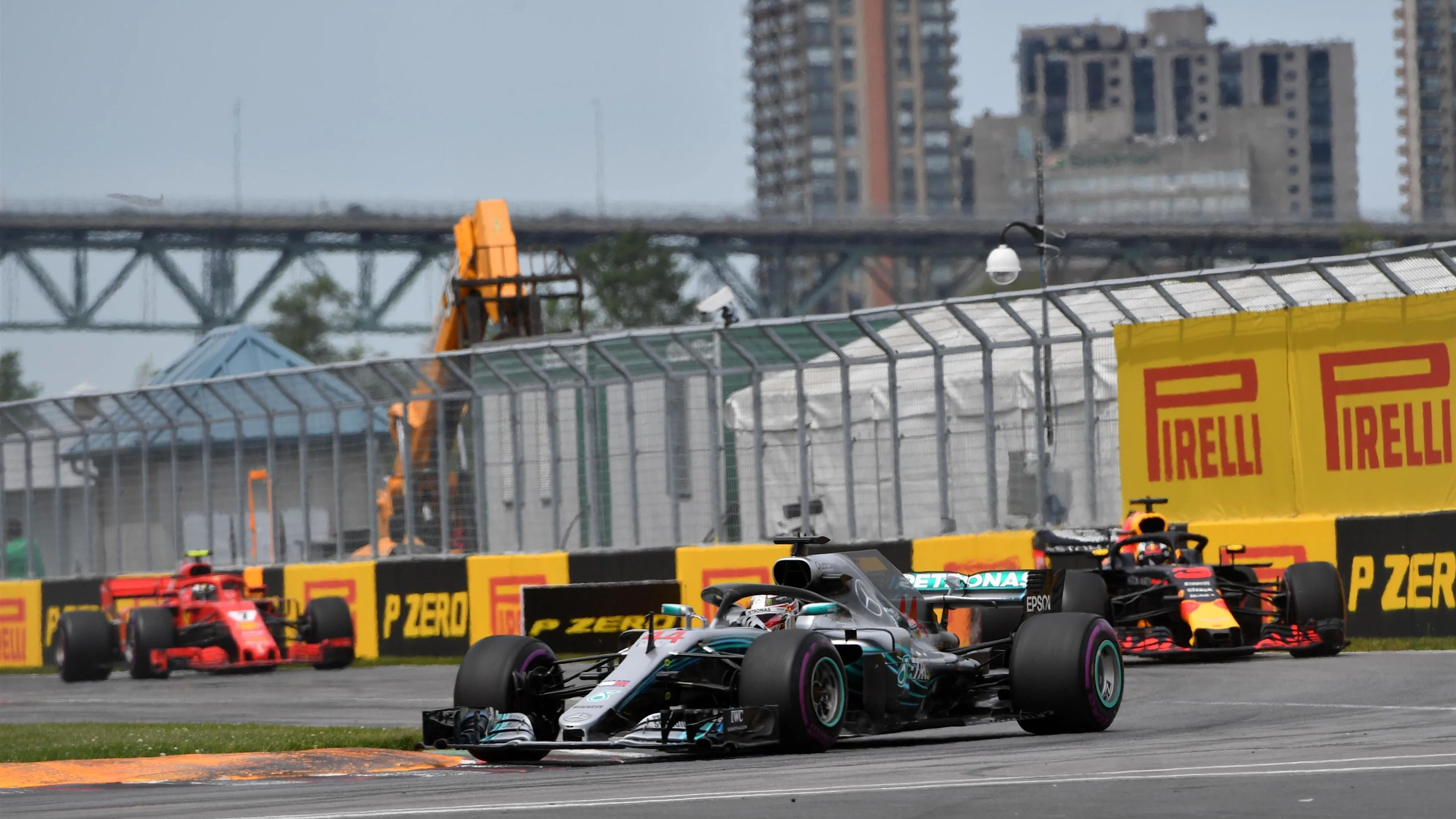 Lewis Hamilton (GBR) Mercedes-AMG F1 W09 EQ Power+ at Formula One World Championship, Rd7, Canadian