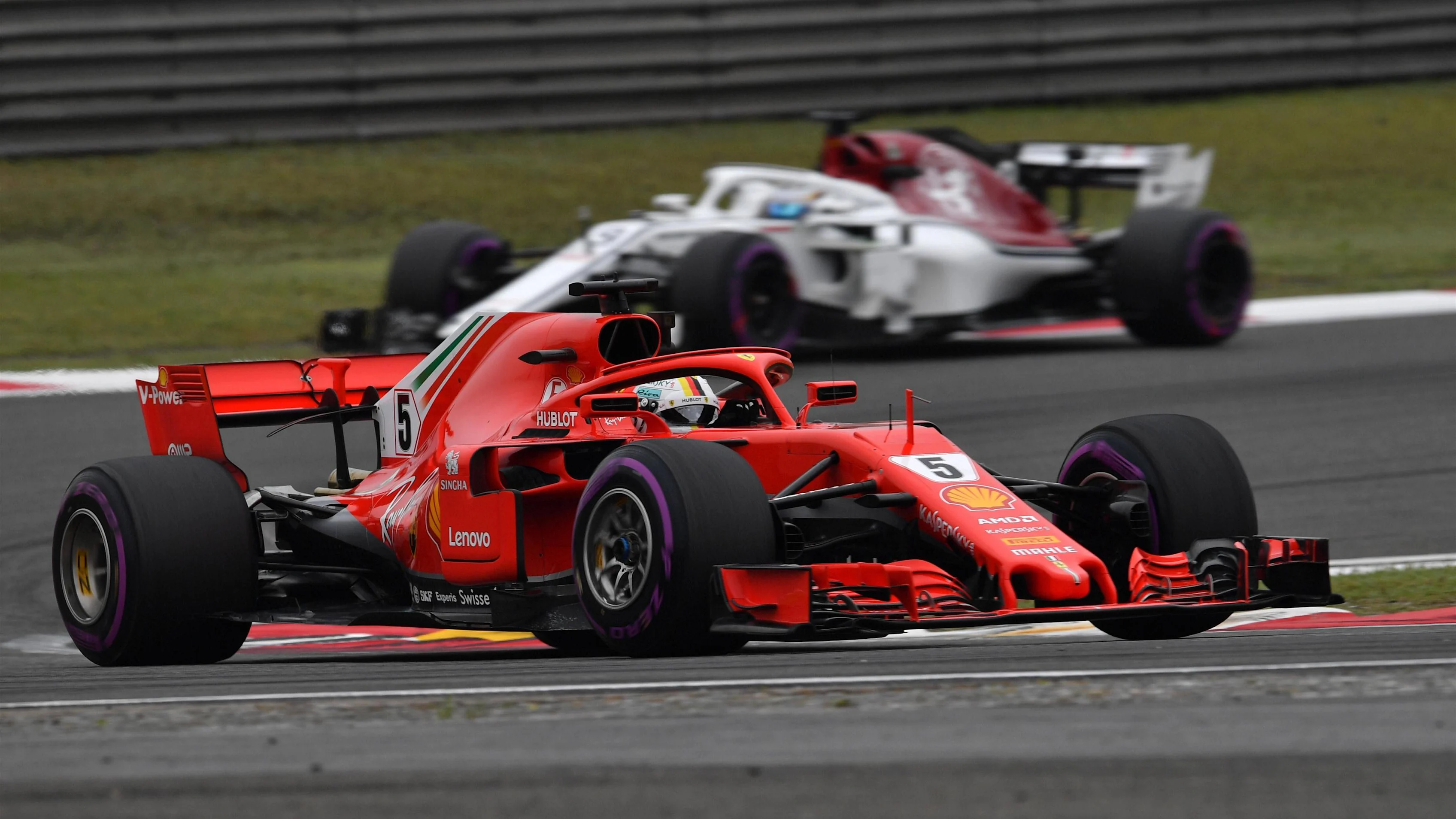 Sebastian Vettel (GER) Ferrari SF-71H at Formula One World Championship, Rd3, Chinese Grand Prix, Practice, Shanghai, China, Friday 13 April 2018. © Jerry Andre/Sutton Images