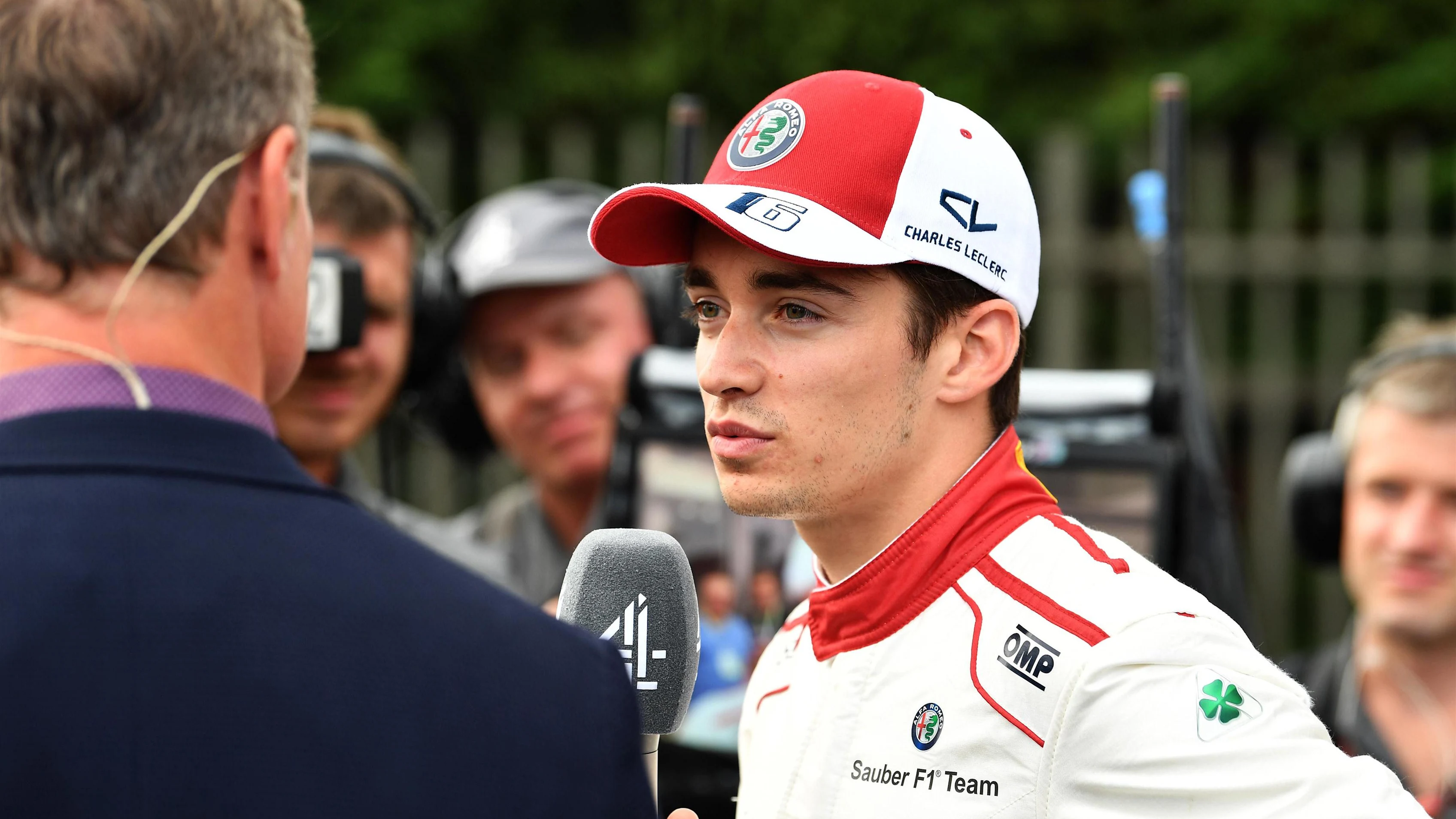Charles Leclerc (MON) Alfa Romeo Sauber F1 Team at Formula One World Championship, Rd8, French