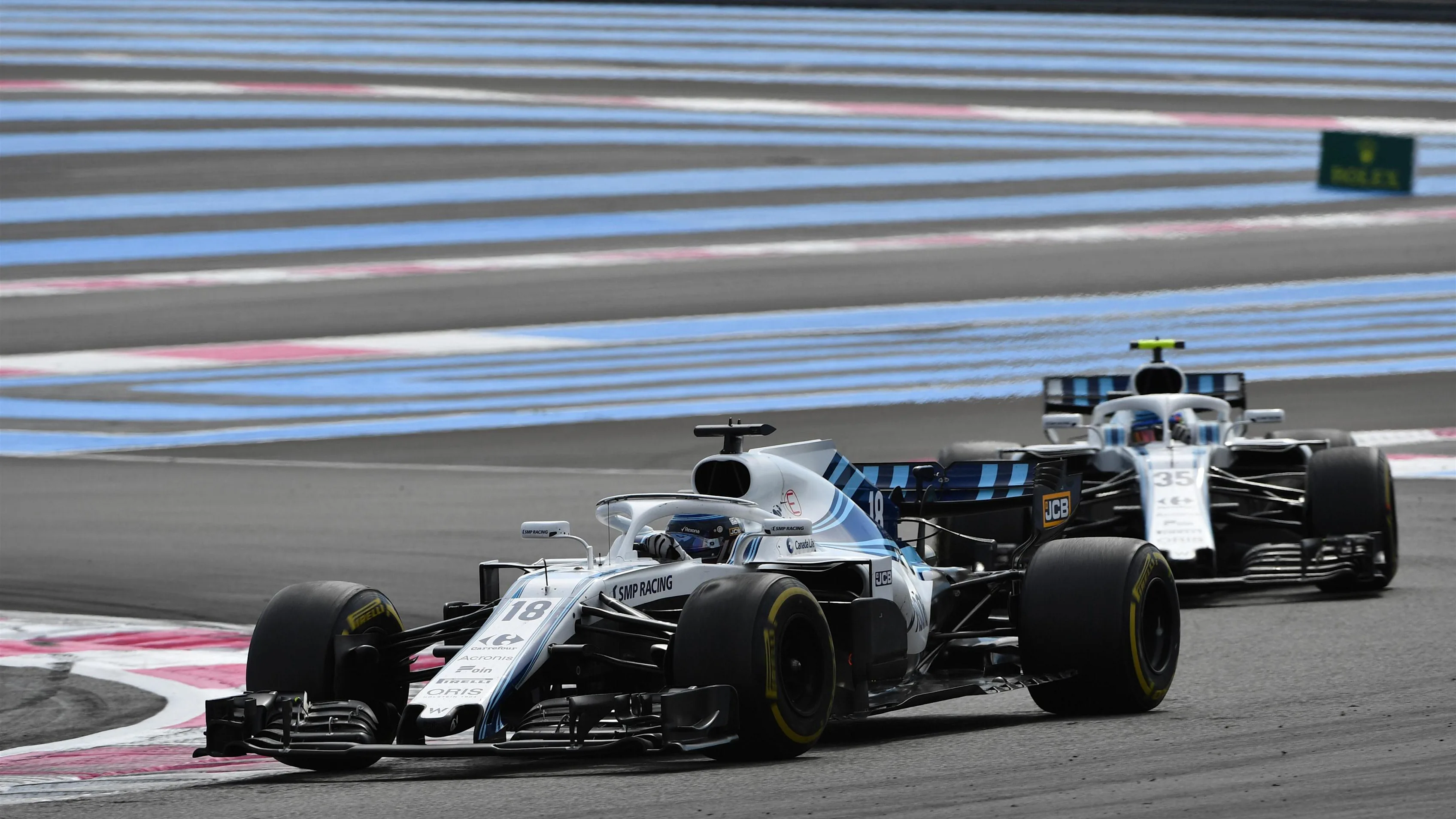 Lance Stroll (CDN) Williams FW41 at Formula One World Championship, Rd8, French Grand Prix, Race, Paul Ricard, France, Sunday 24 June 2018. © Mark Sutton/Sutton Images