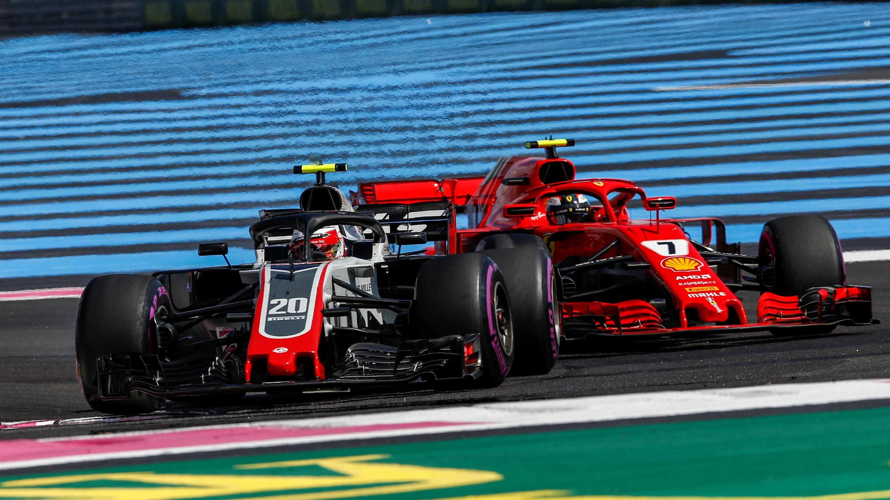 Kevin Magnussen (DEN) Haas VF-18 at Formula One World Championship, Rd8, French Grand Prix, Race,