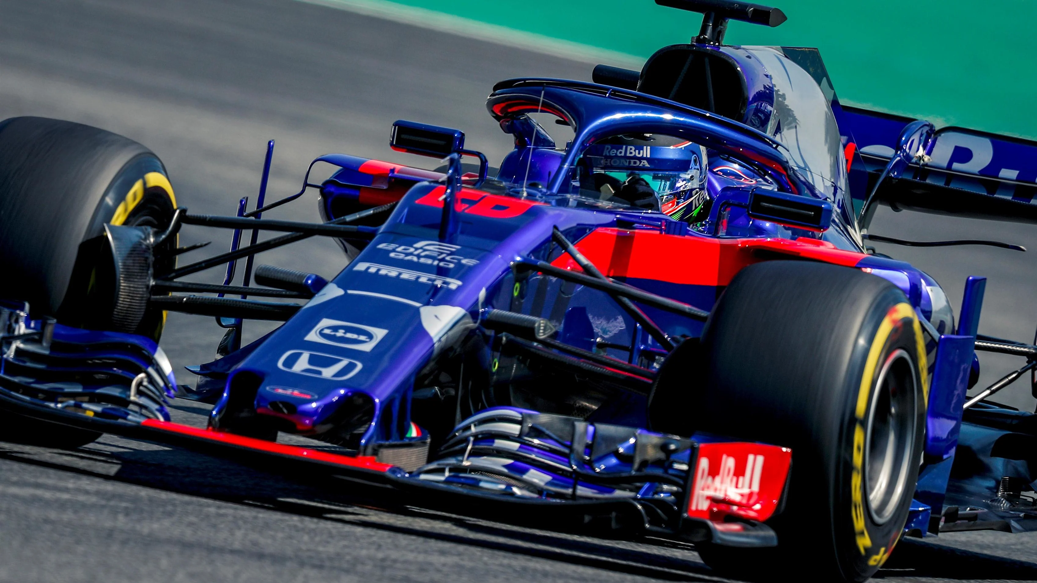 Brendon Hartley (NZL) Scuderia Toro Rosso STR13 at Formula One World Championship, Rd11, German