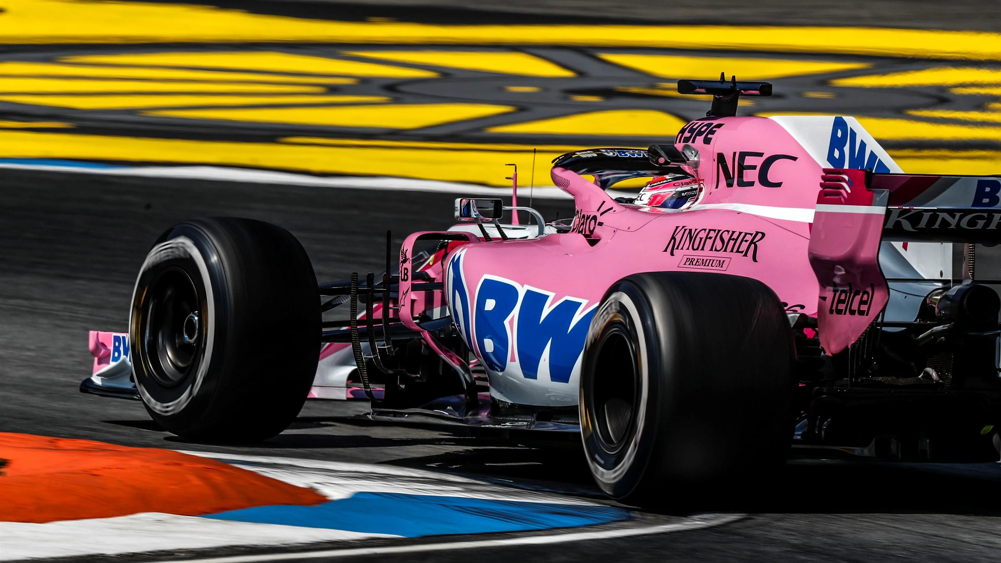 Sergio Perez (MEX) Force India VJM11 at Formula One World Championship, Rd11, German Grand Prix, Practice, Hockenheim, Germany, Friday 20 July 2018. © Manuel Goria/Sutton Images