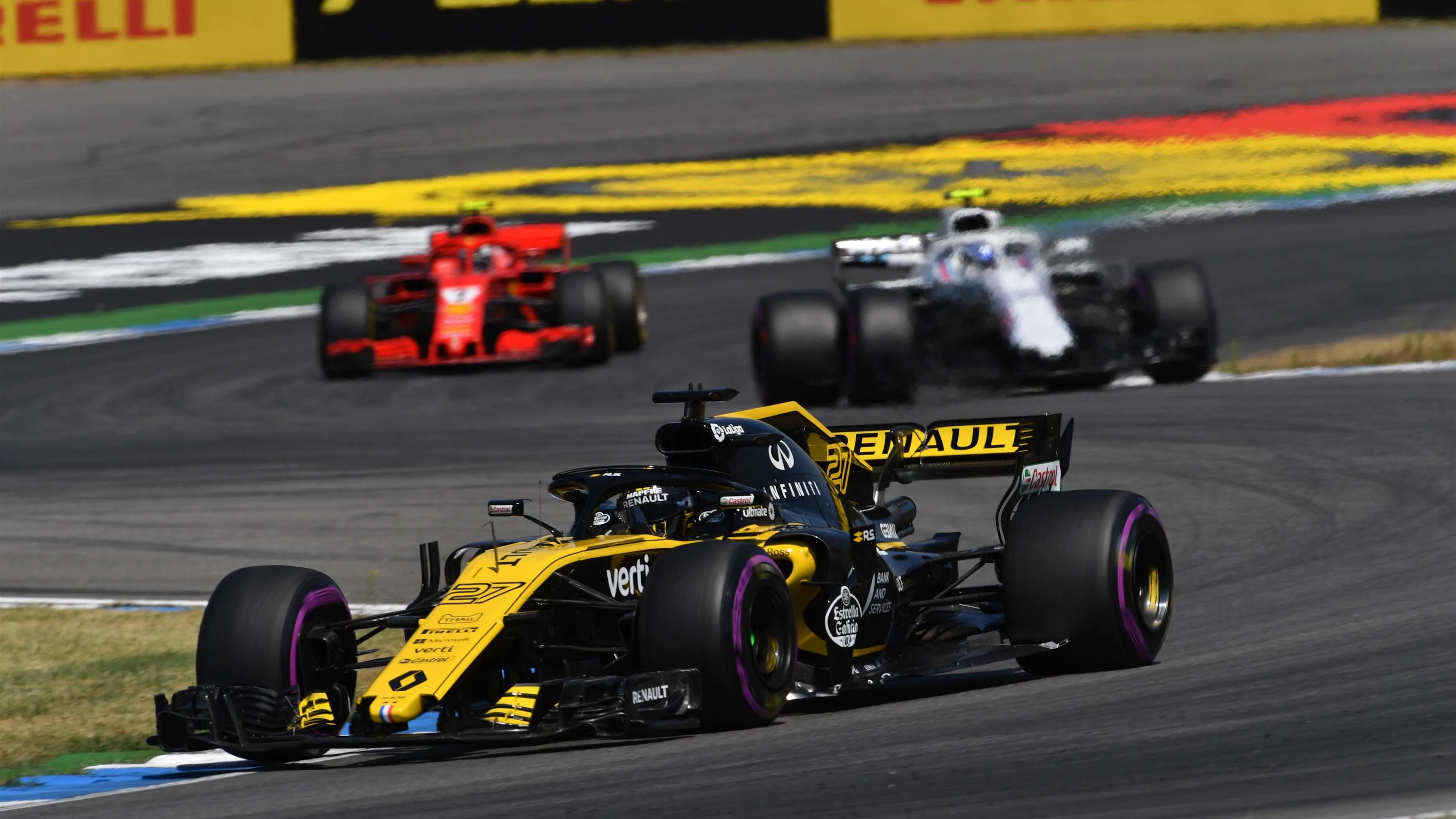 Nico Hulkenberg (GER) Renault Sport F1 Team RS18 at Formula One World Championship, Rd11, German