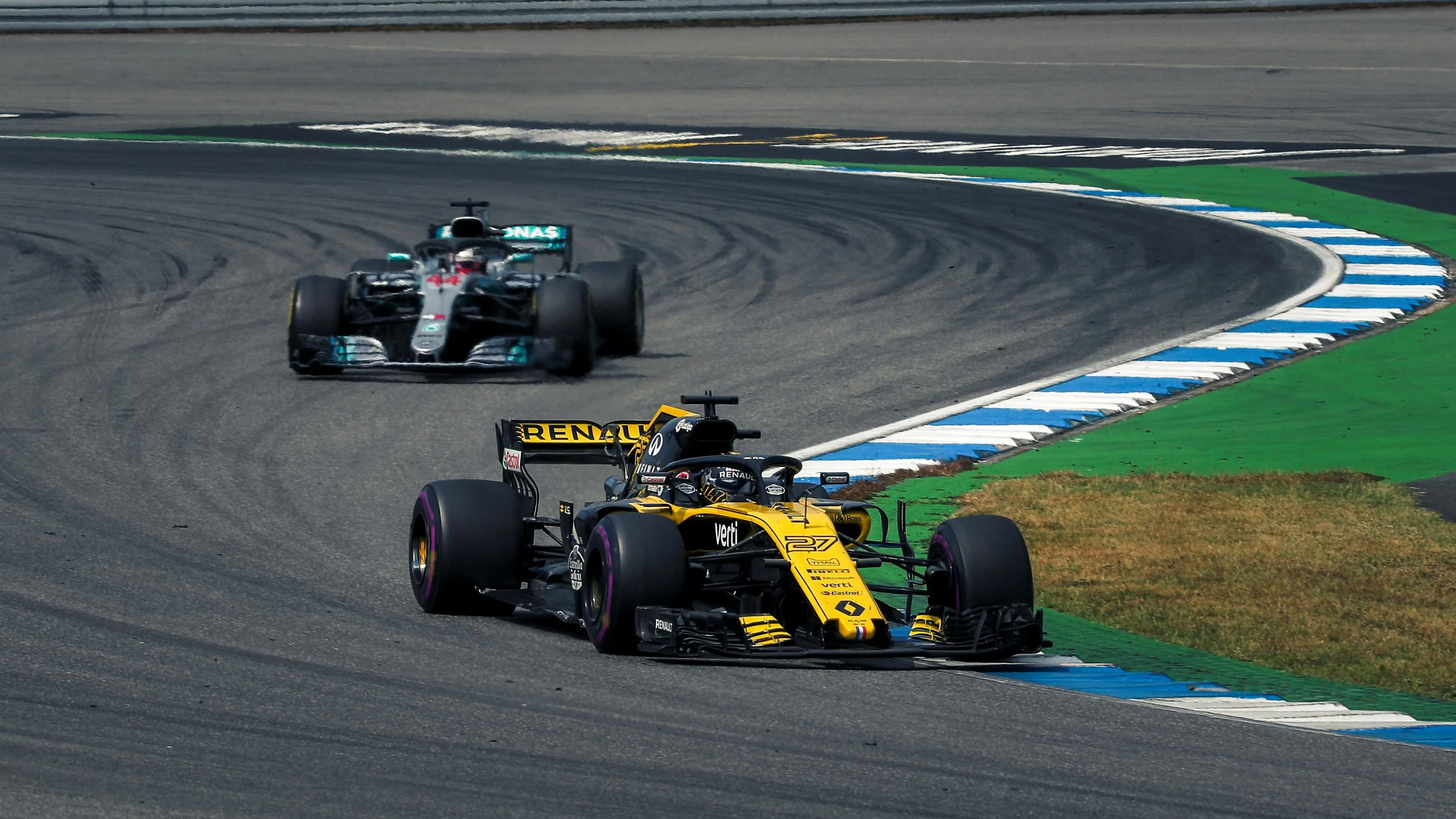 Nico Hulkenberg (GER) Renault Sport F1 Team RS18 at Formula One World Championship, Rd11, German