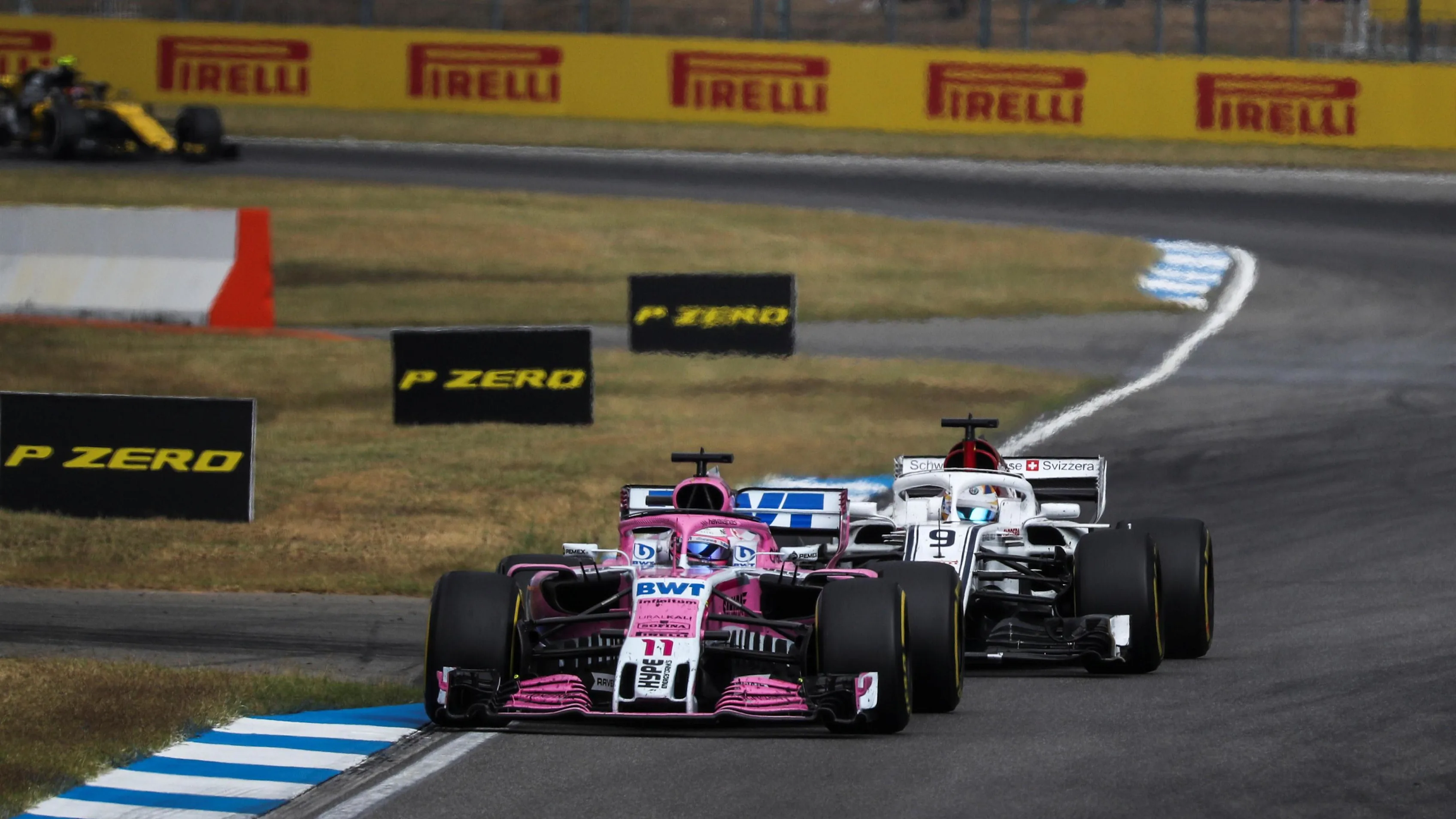 Sergio Perez (MEX) Force India VJM11 at Formula One World Championship, Rd11, German Grand Prix, Race, Hockenheim, Germany, Sunday 22 July 2018. © Manuel Goria/Sutton Images