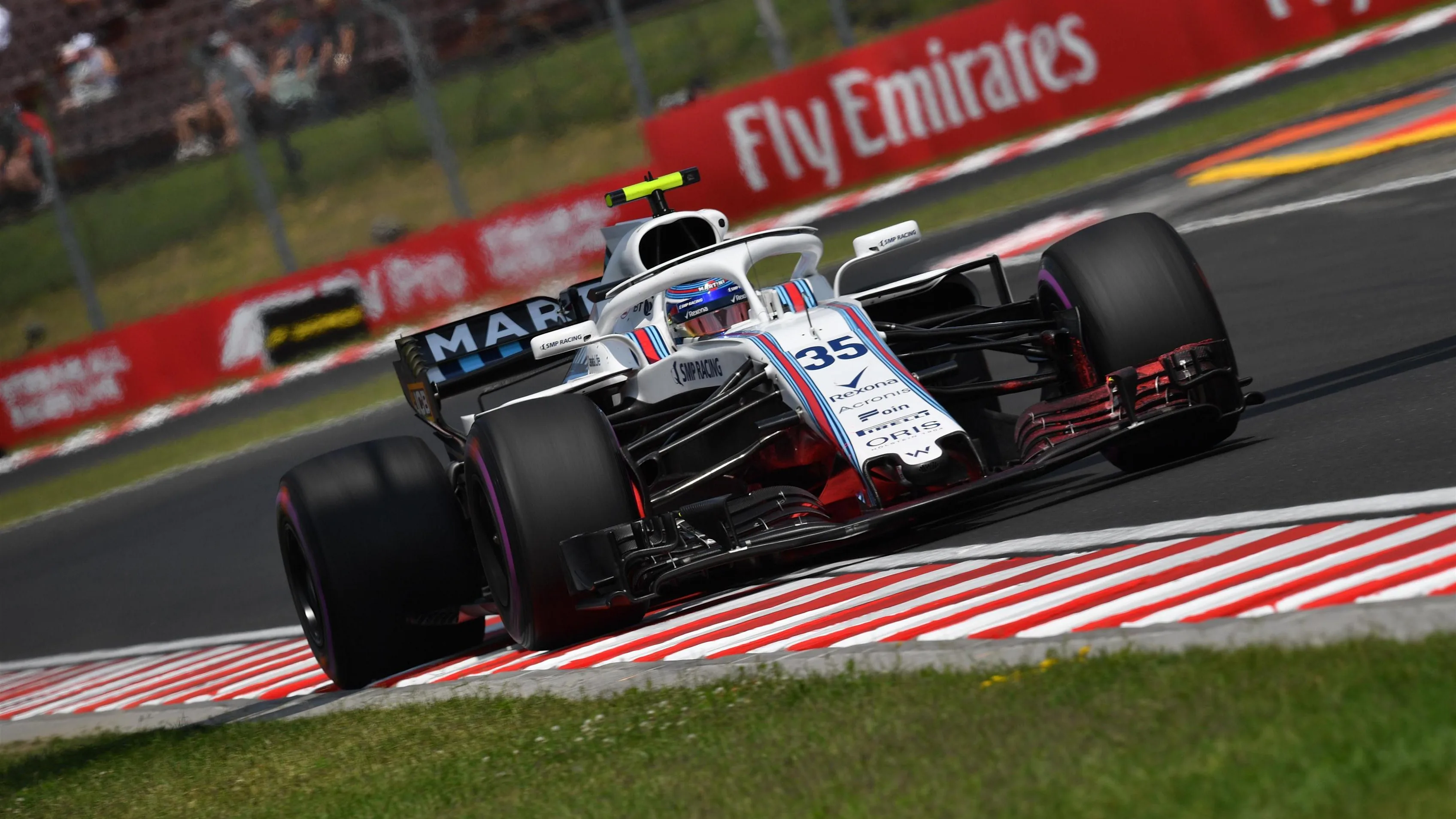 Sergey Sirotkin (RUS) Williams FW41 at Formula One World Championship, Rd12, Hungarian Grand Prix,
