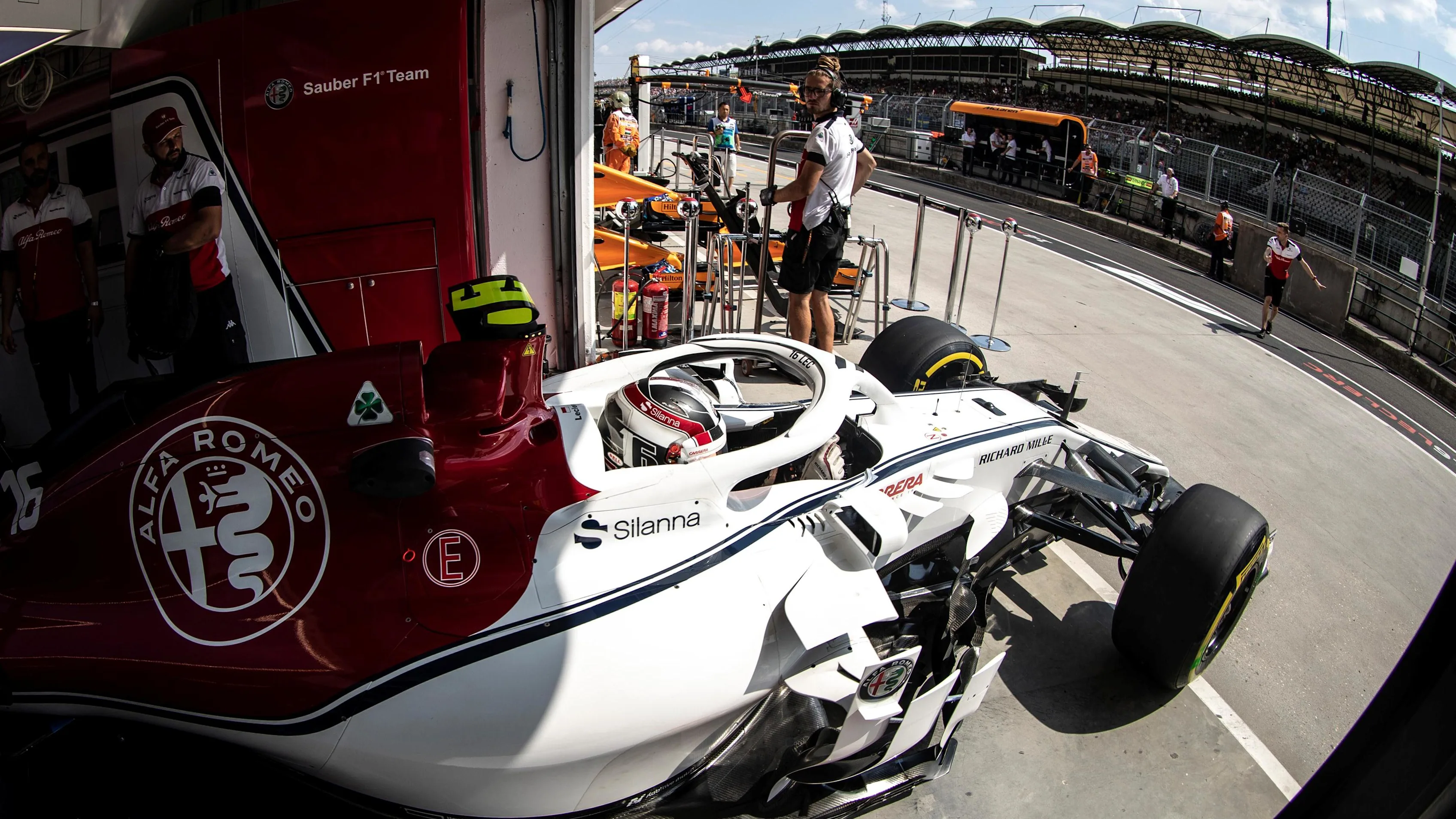 Charles Leclerc (MON) Alfa Romeo Sauber C37 at Formula One World Championship, Rd12, Hungarian