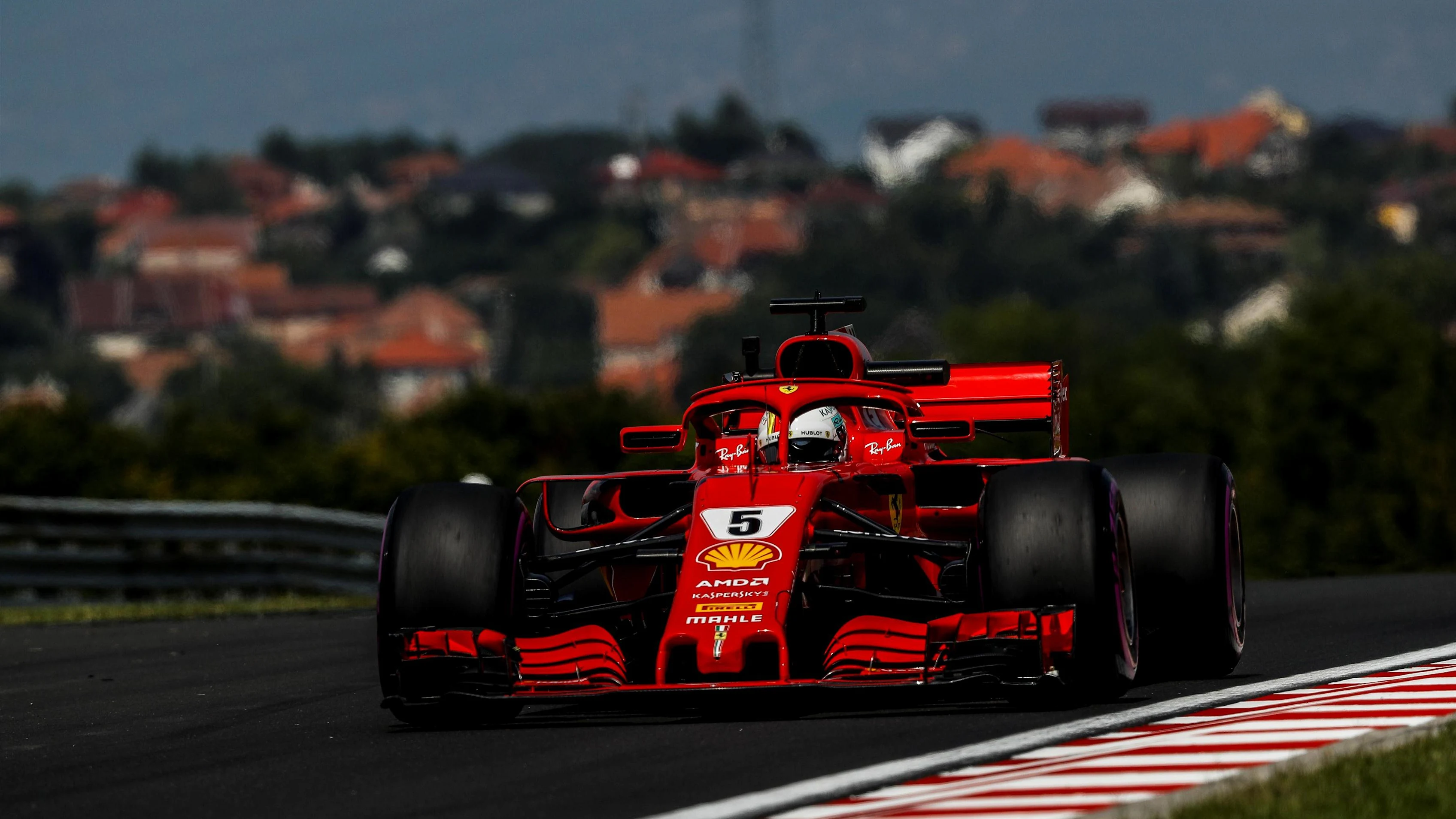 Sebastian Vettel (GER) Ferrari SF-71H at Formula One World Championship, Rd12, Hungarian Grand