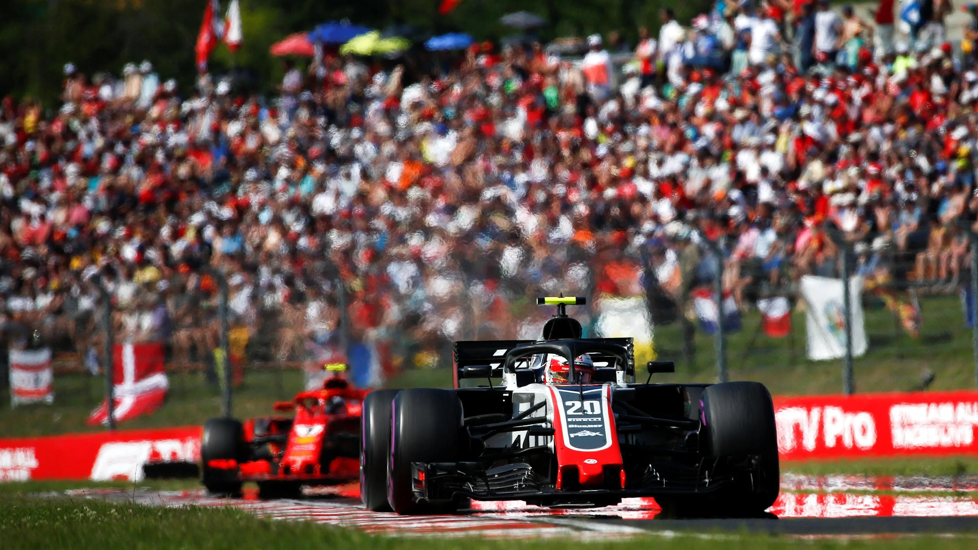 Kevin Magnussen (DEN) Haas VF-18 at Formula One World Championship, Rd12, Hungarian Grand Prix,