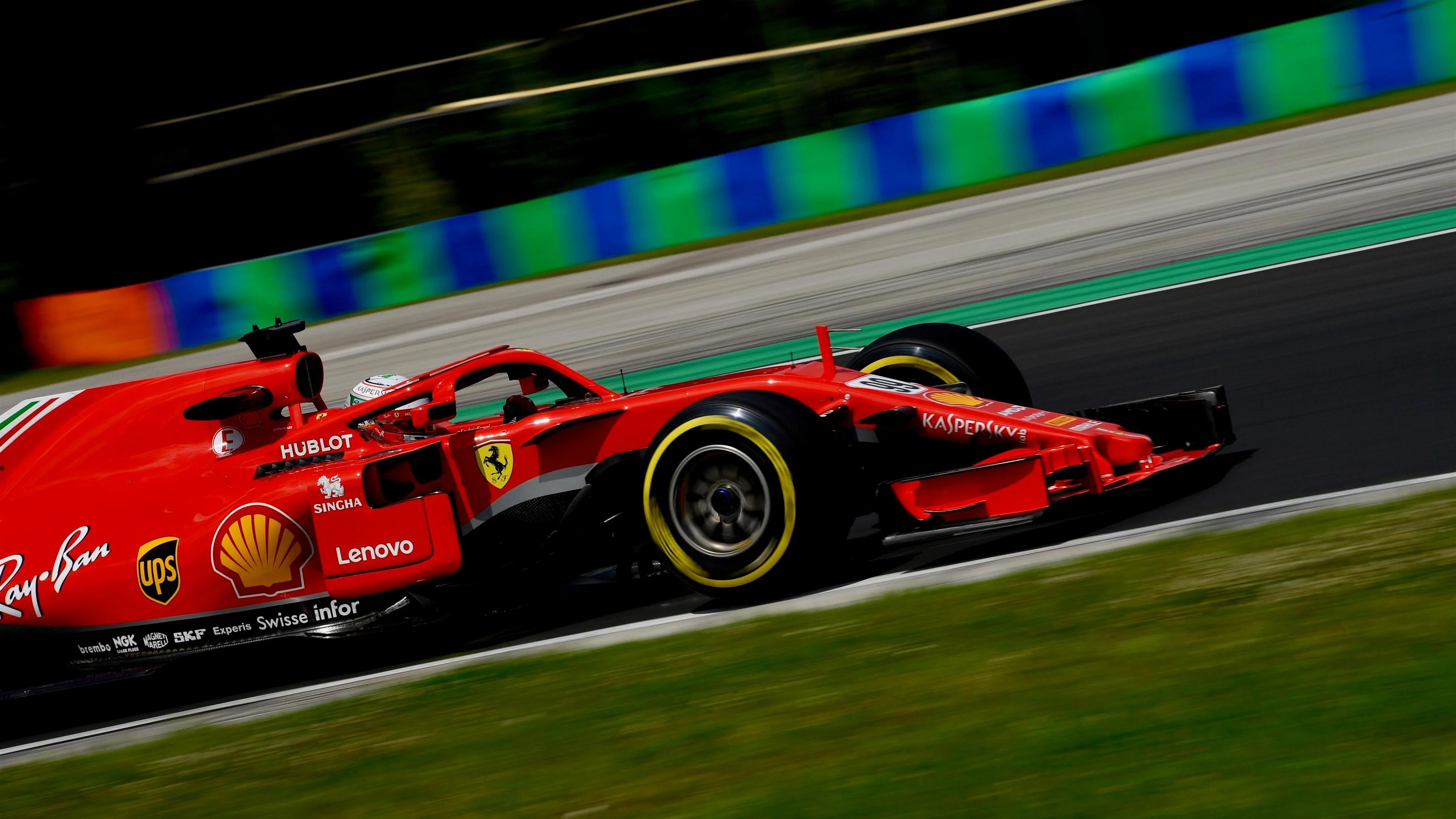 Antonio Giovinazzi (ITA) Ferrari SF-71H at Formula One Testing, Day One, Hungaroring, Hungary,