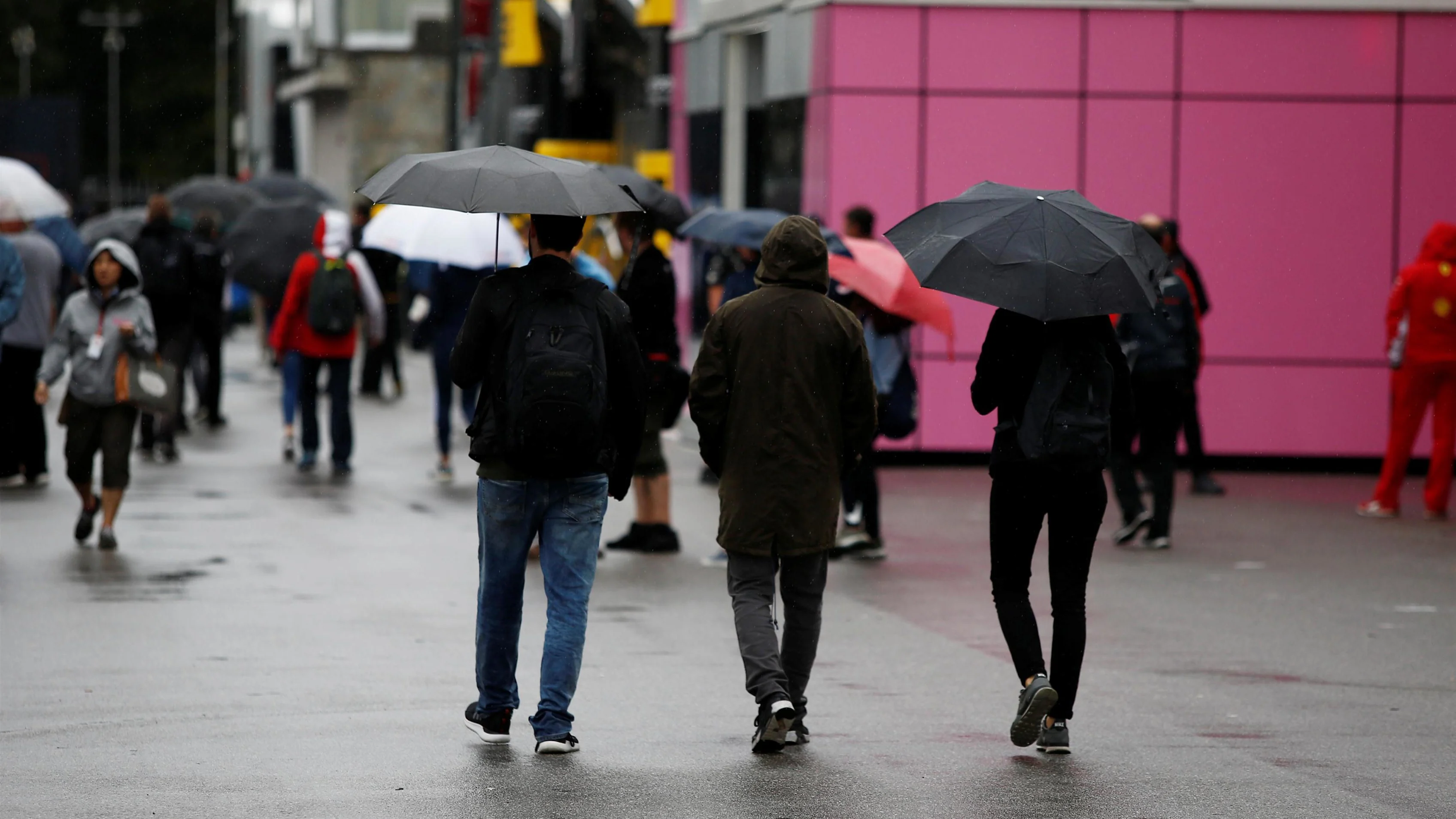 Wet Paddock at Formula One World Championship, Rd14, Italian Grand Prix, Practice, Monza, Italy, Friday 31 August 2018. © Manuel Goria/Sutton Images