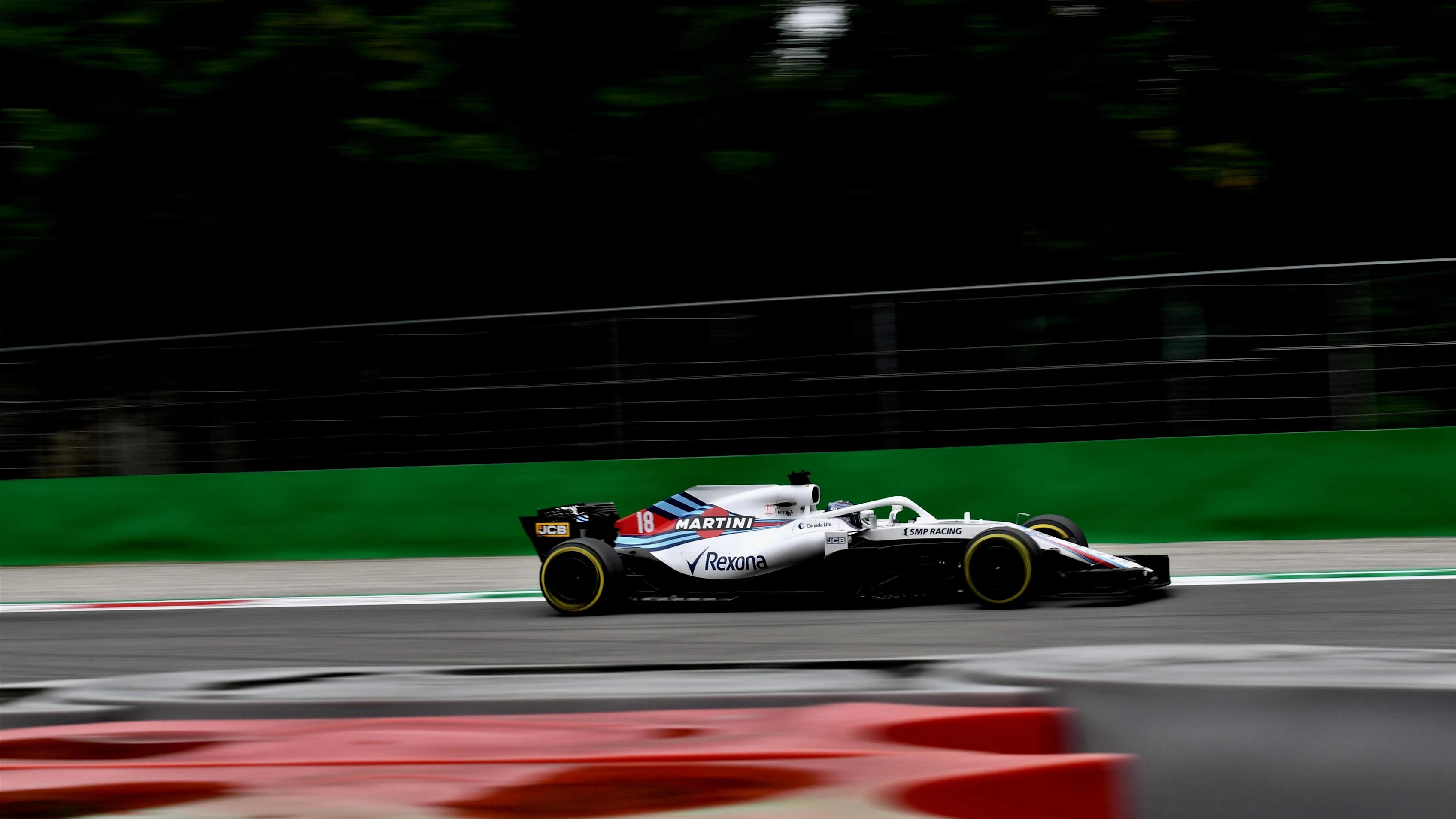 Lance Stroll, Williams FW41 at Formula One World Championship, Rd14, Italian Grand Prix, Practice,
