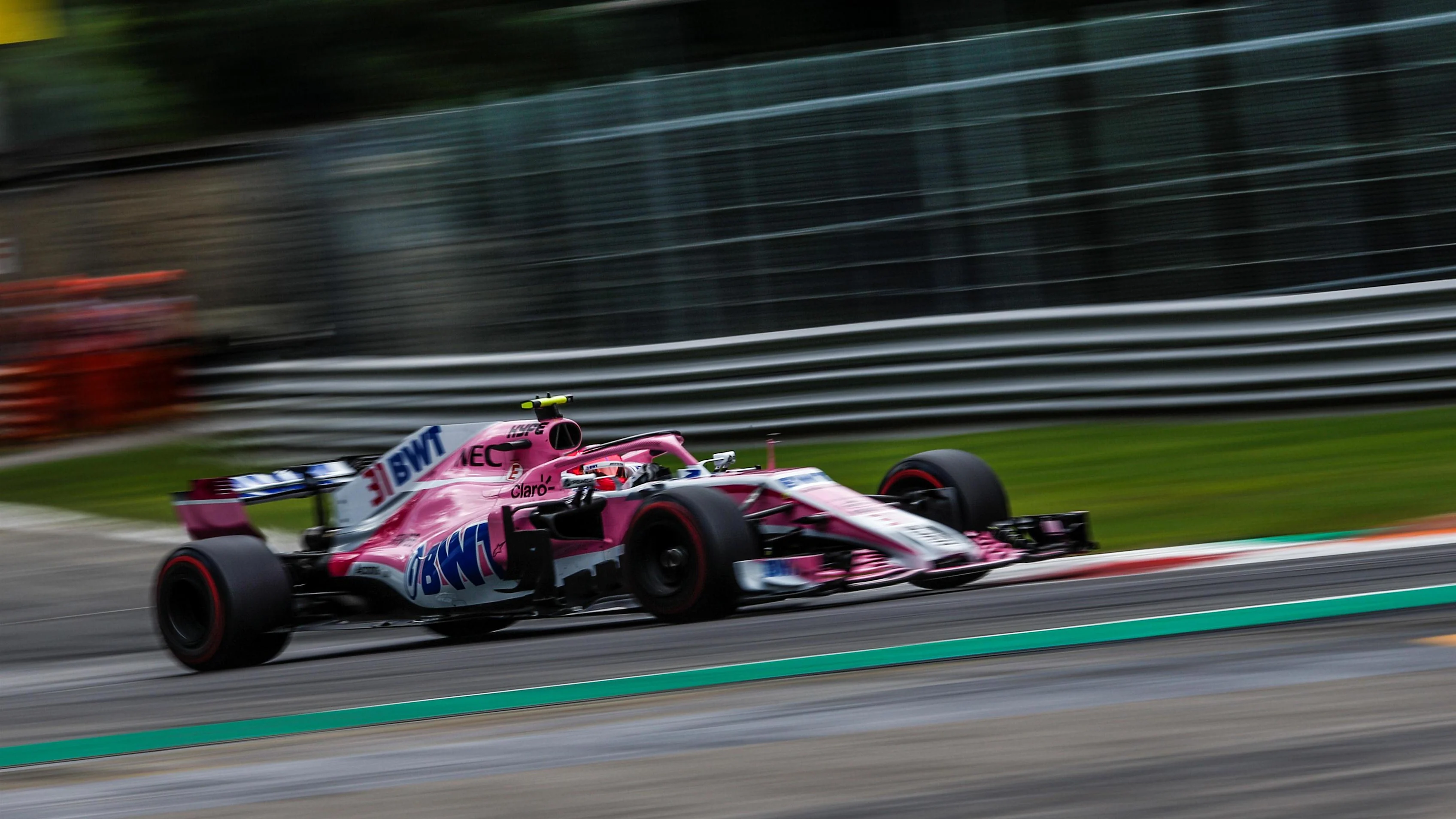Esteban Ocon, Racing Point Force India VJM11 at Formula One World Championship, Rd14, Italian Grand