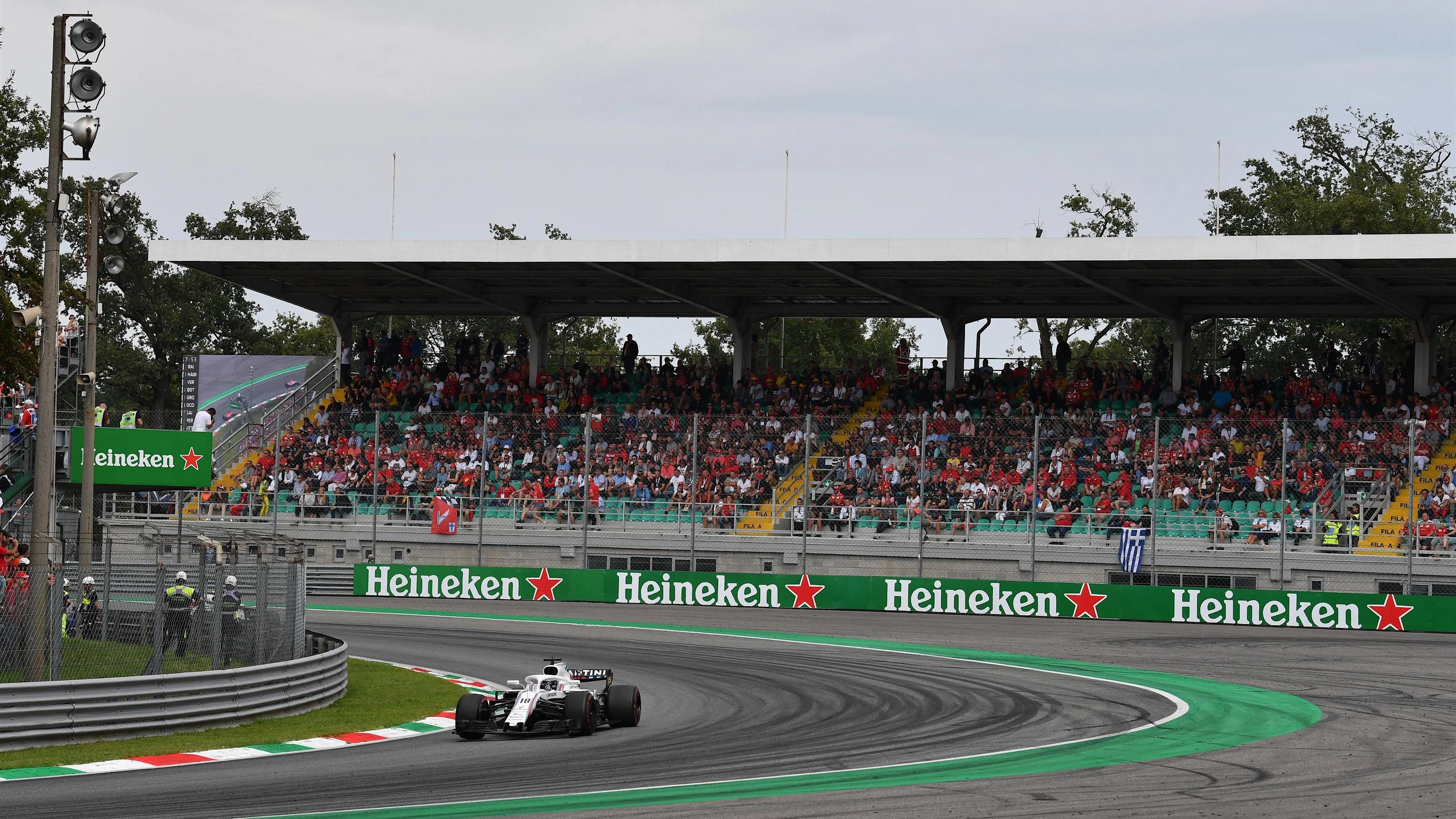 Lance Stroll, Williams FW41 at Formula One World Championship, Rd14, Italian Grand Prix, Race,