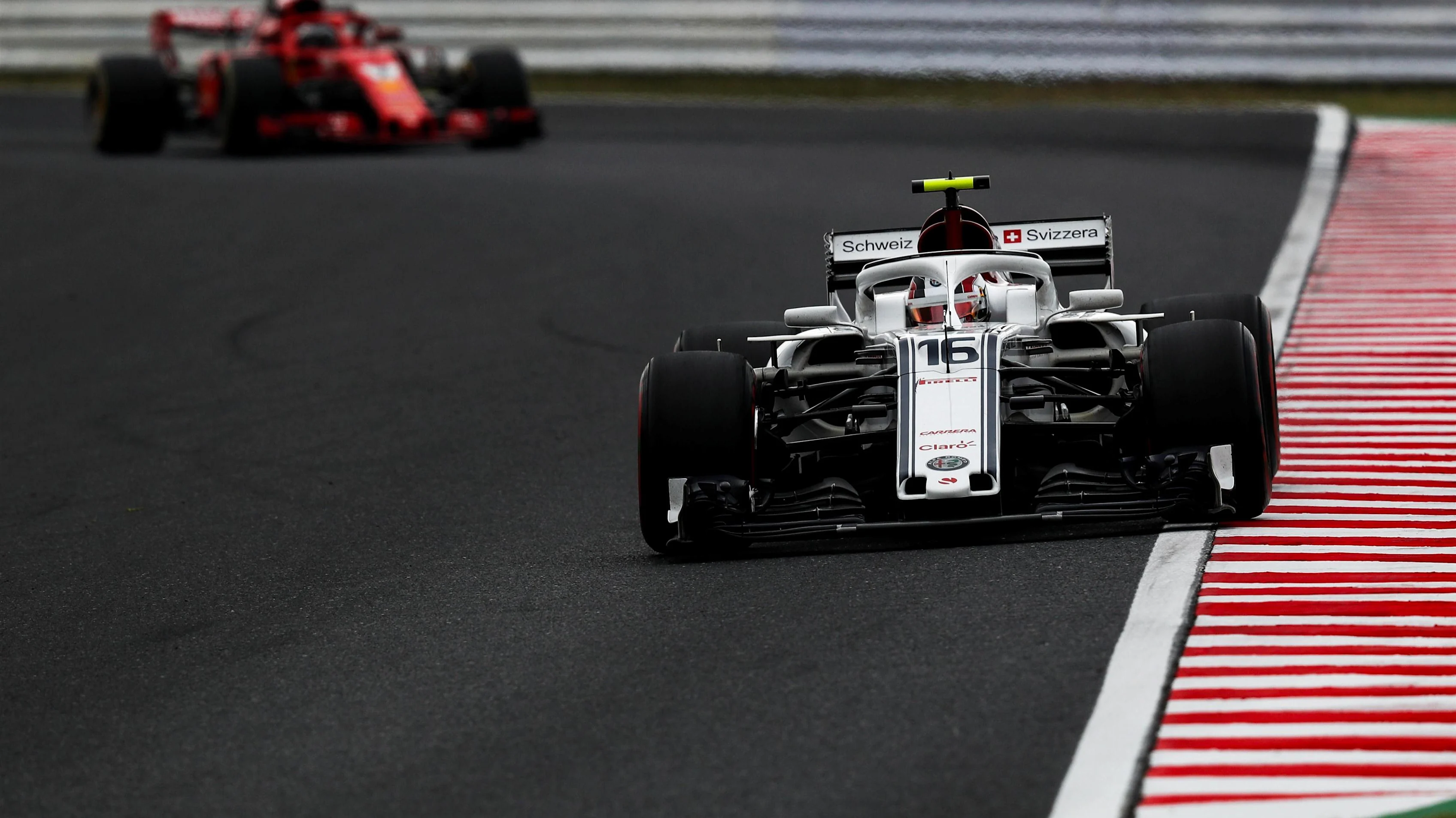 Charles Leclerc, Alfa Romeo Sauber C37 at Formula One World Championship, Rd17, Japanese Grand
