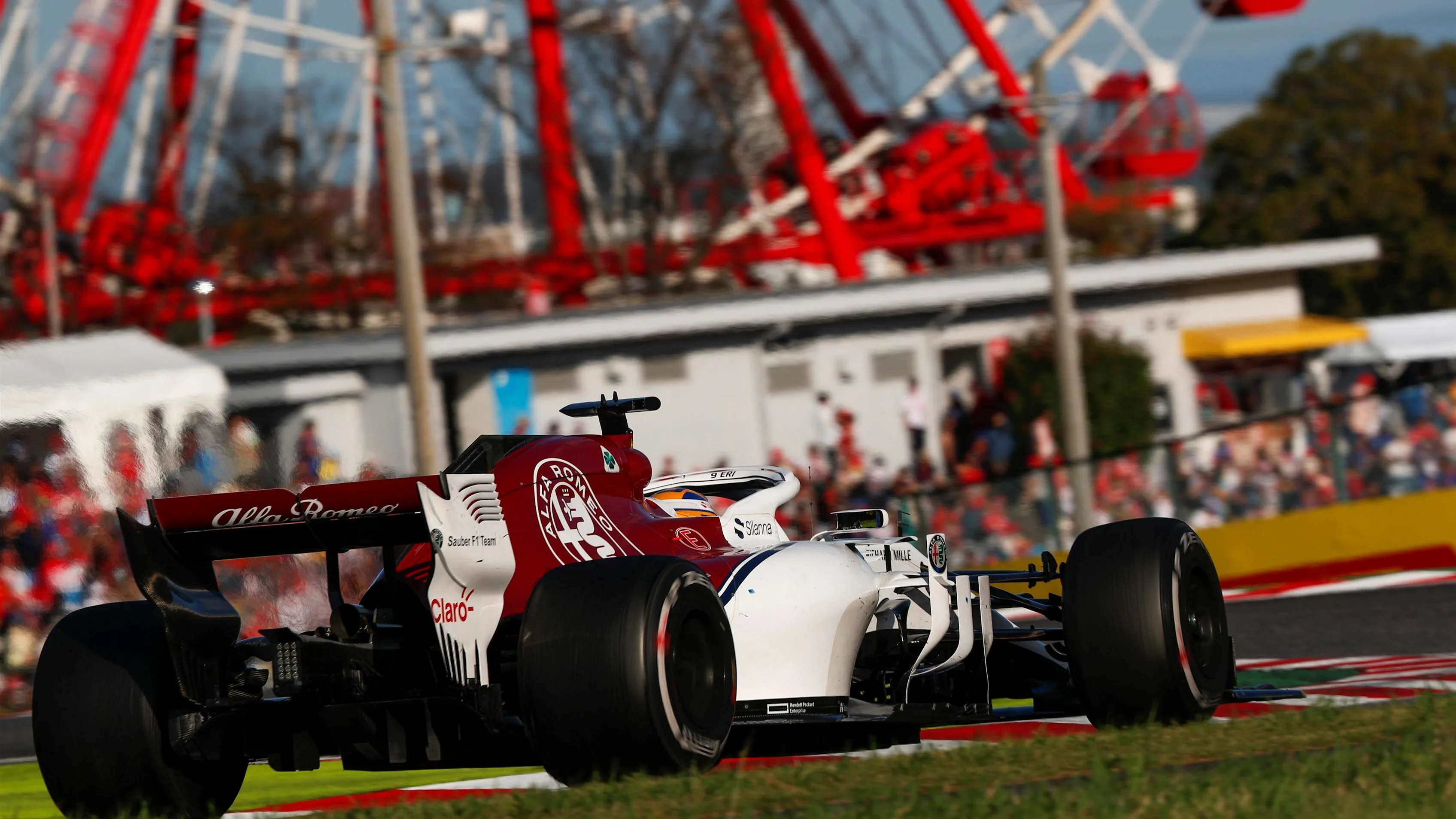 Marcus Ericsson, Alfa Romeo Sauber C37 at Formula One World Championship, Rd17, Japanese Grand