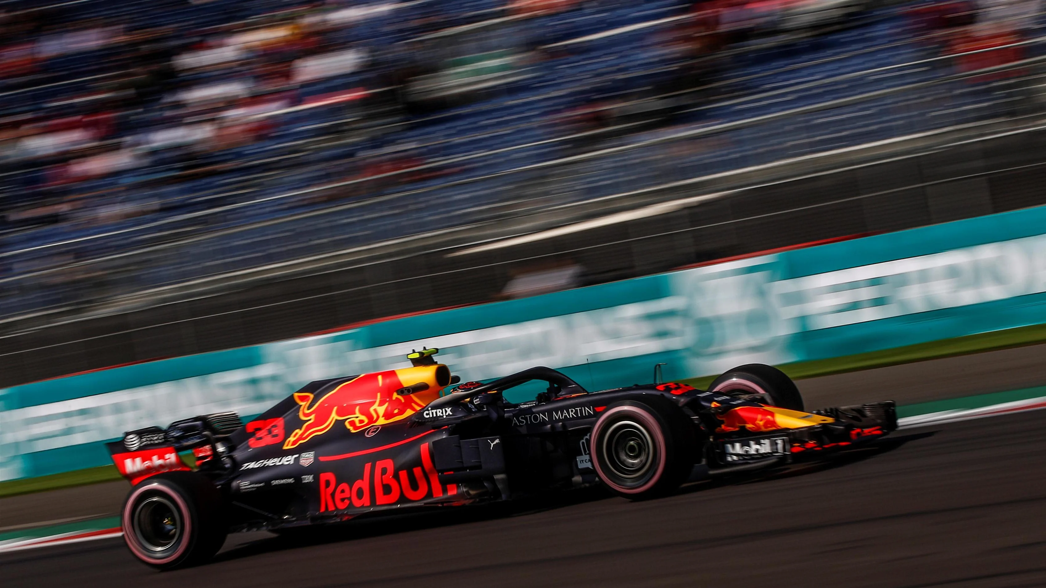 Max Verstappen, Red Bull Racing RB14 at Formula One World Championship, Rd19, Mexican Grand Prix, Practice, Circuit Hermanos Rodriguez, Mexico City, Mexico, Friday 26 October 2018.