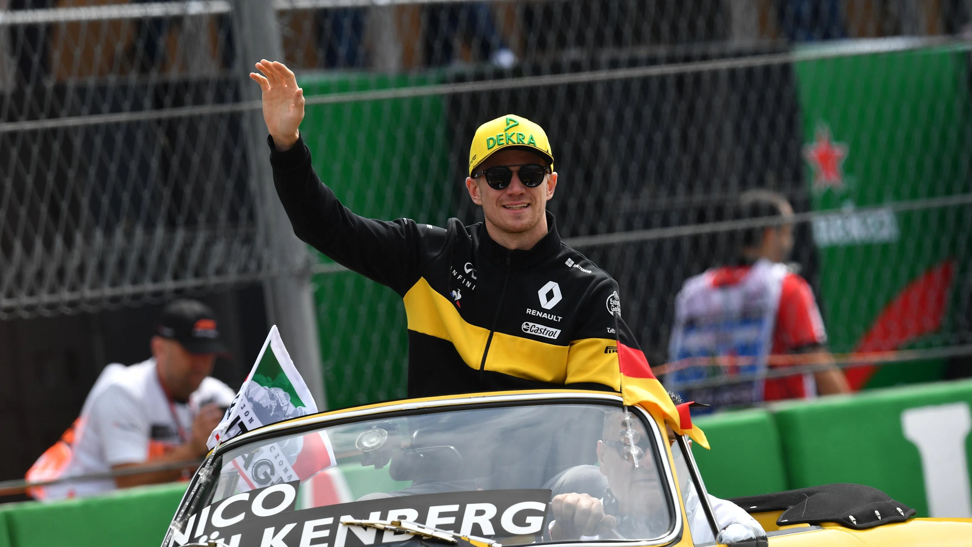 Nico Hulkenberg, Renault Sport F1 Team on the drivers parade at Formula One World Championship,