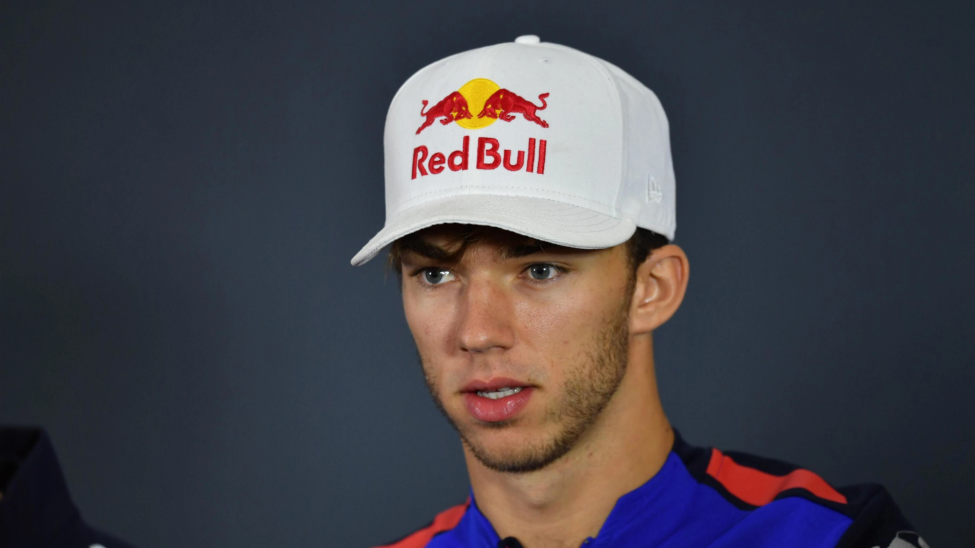 Pierre Gasly, Scuderia Toro Rosso in Press Conference at Formula One World Championship, Rd19,