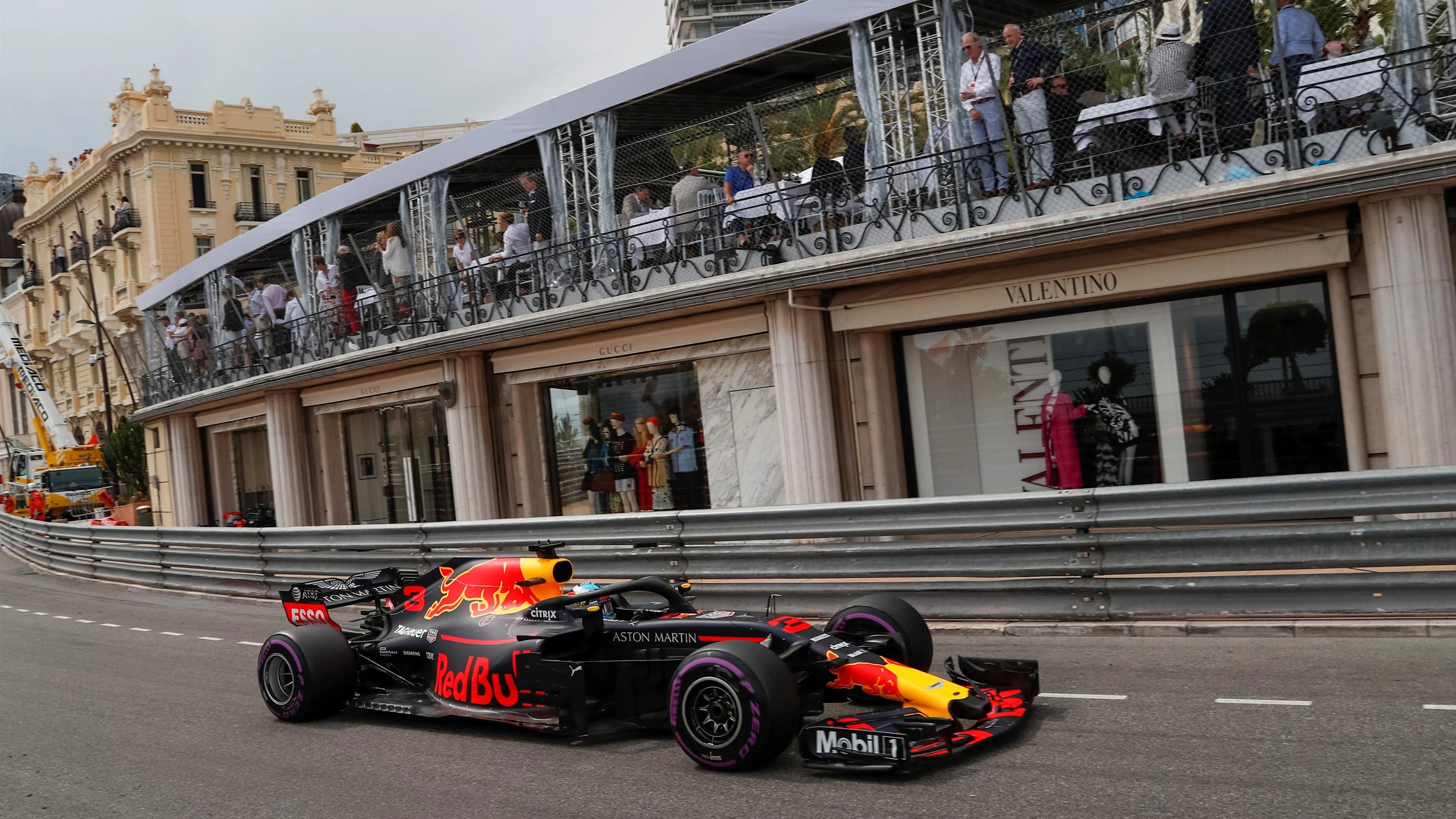 Daniel Ricciardo (AUS) Red Bull Racing RB14 at Formula One World Championship, Rd6, Monaco Grand