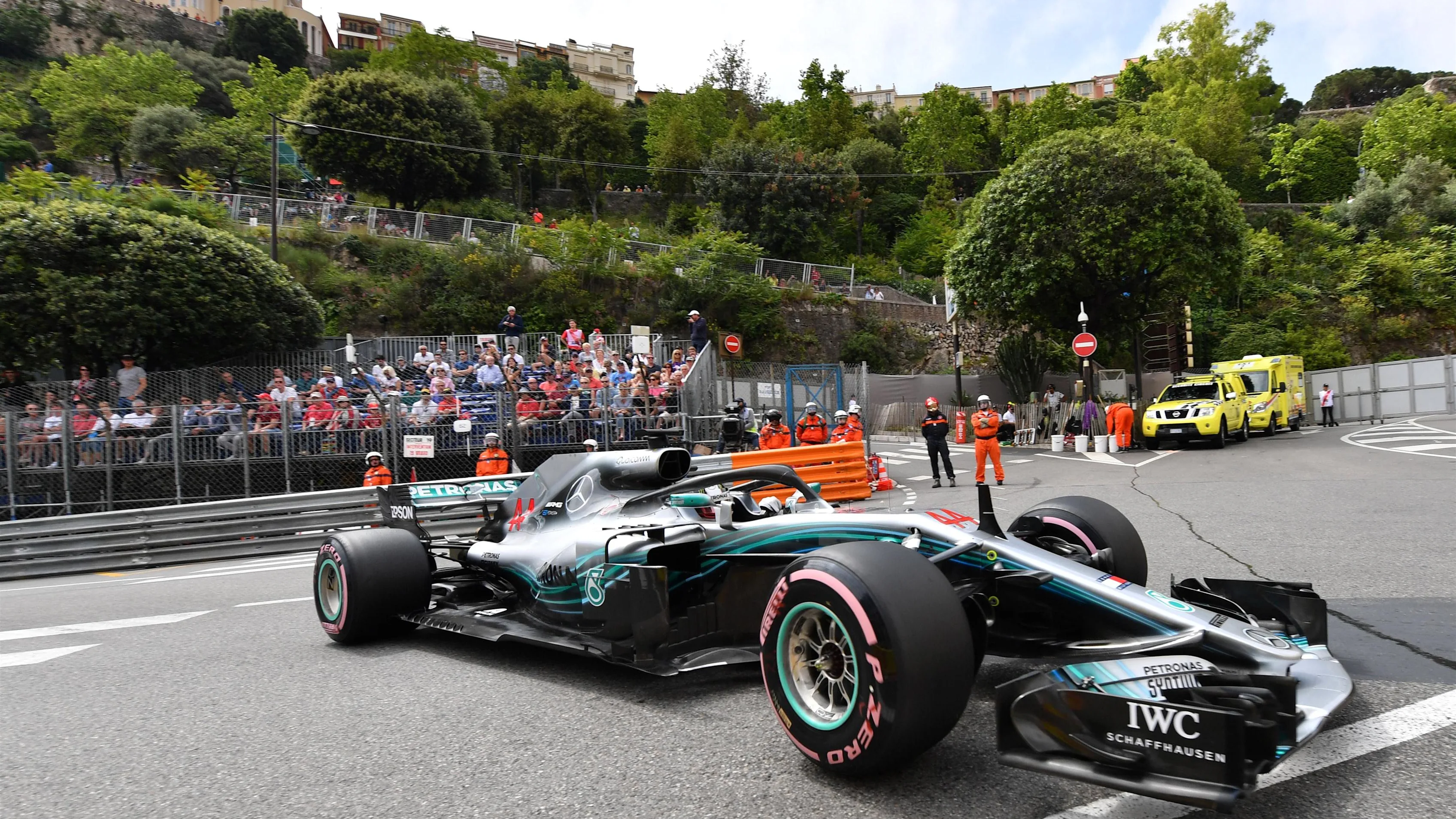 Lewis Hamilton (GBR) Mercedes-AMG F1 W09 EQ Power+ at Formula One World Championship, Rd6, Monaco Grand Prix, Practice, Monte-Carlo, Monaco, Thursday 24 May 2018. © Mark Sutton/Sutton Images