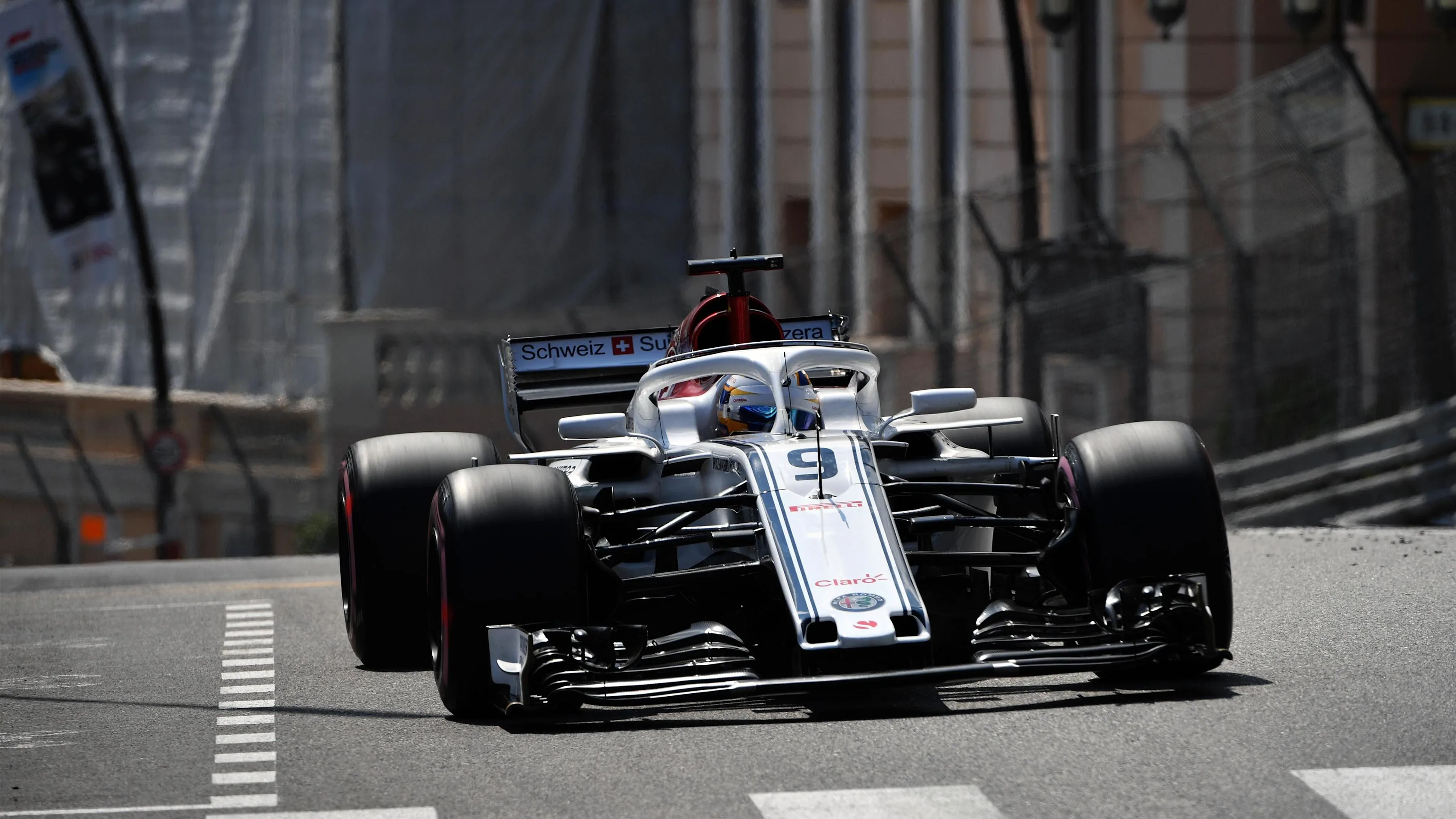 Marcus Ericsson (SWE) Alfa Romeo Sauber C37 at Formula One World Championship, Rd6, Monaco Grand Prix, Practice, Monte-Carlo, Monaco, Thursday 24 May 2018. © Mark Sutton/Sutton Images