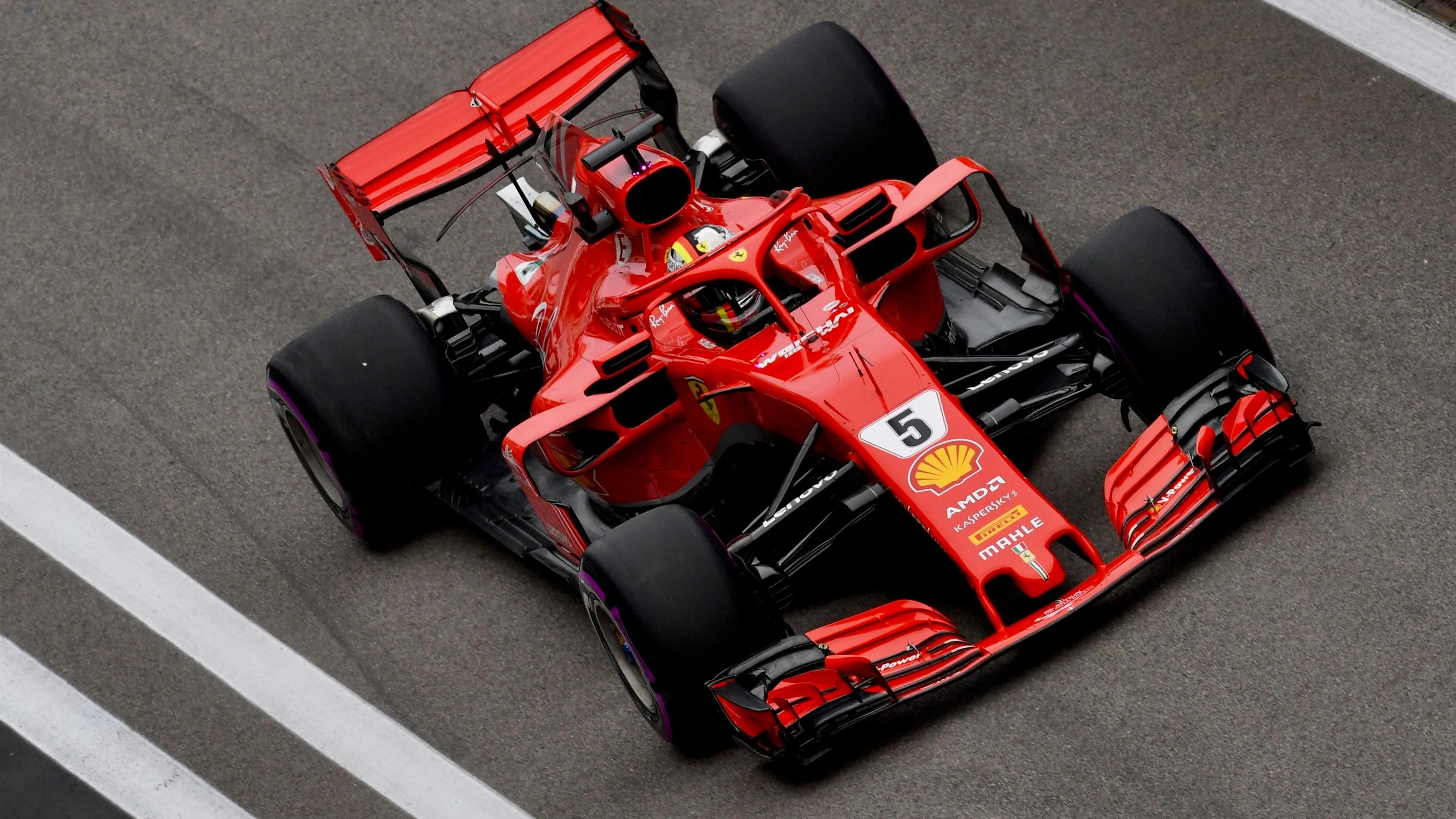 Sebastian Vettel, Ferrari SF71H at Formula One World Championship, Rd16, Russian Grand Prix, Practice, Sochi Autodrom, Sochi, Krasnodar Krai, Russia, Friday 28 September 2018.