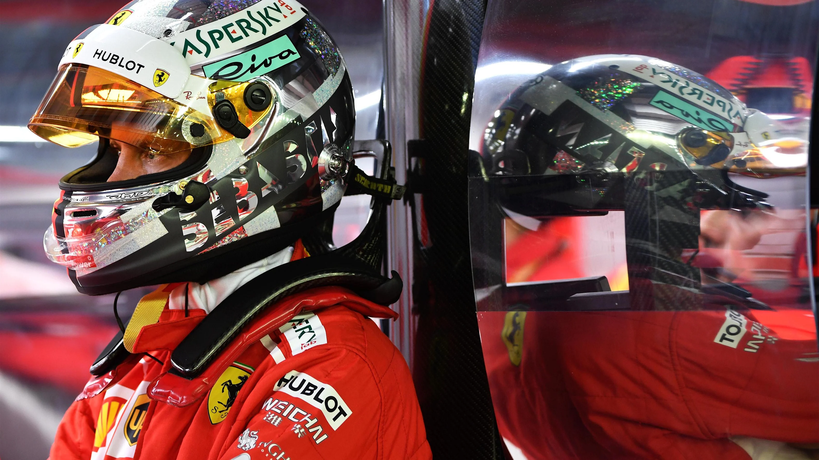 Sebastian Vettel, Ferrari at Formula One World Championship, Rd15, Singapore Grand Prix, Qualifying, Marina Bay Circuit, Singapore, Saturday 15 September 2018.