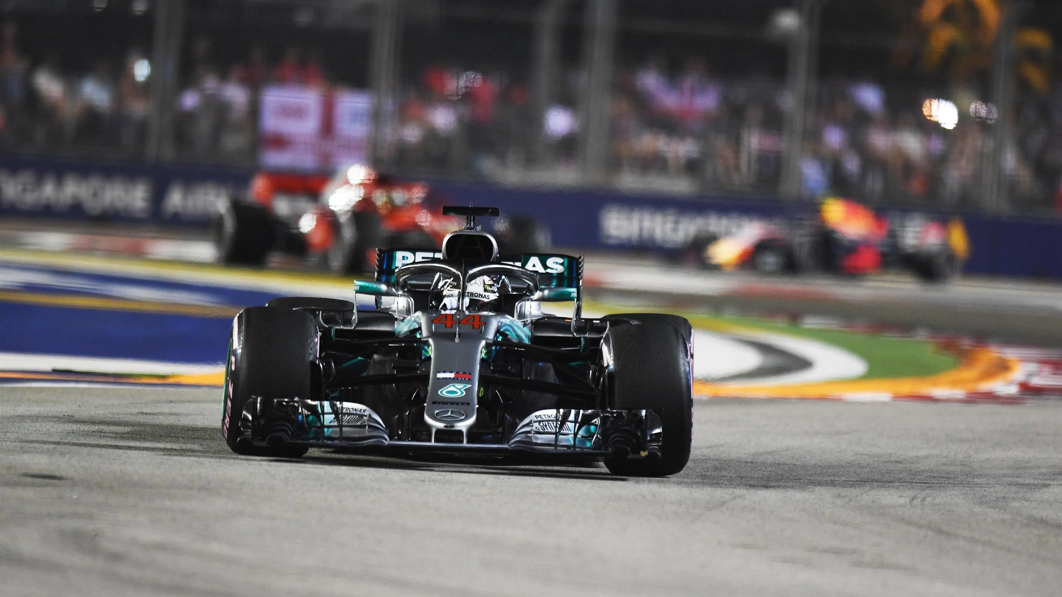 Lewis Hamilton, Mercedes AMG F1 W09 EQ Power+ at Formula One World Championship, Rd15, Singapore