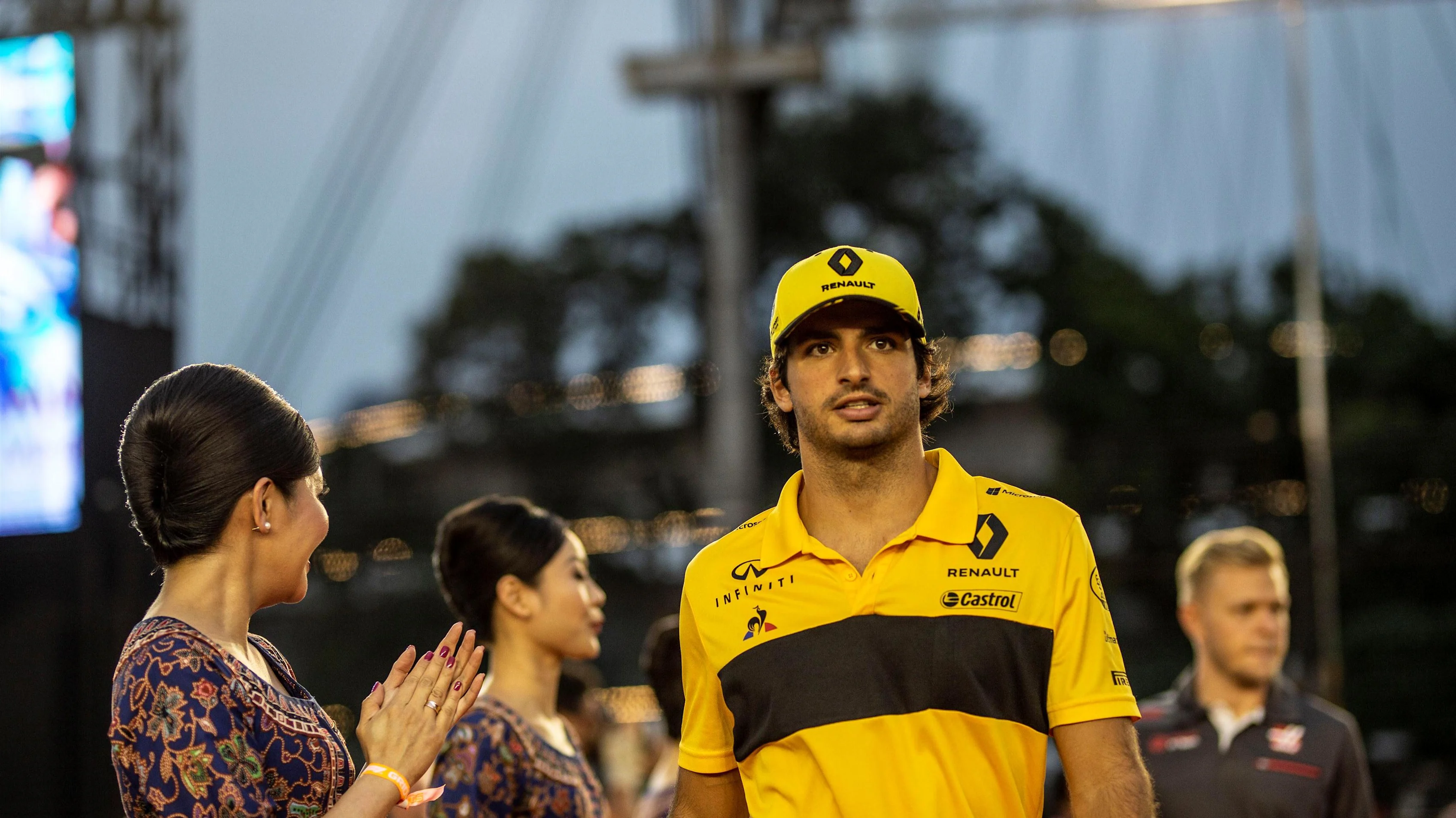 Carlos Sainz Jr, Renault Sport F1 Team on the drivers parade at Formula One World Championship,