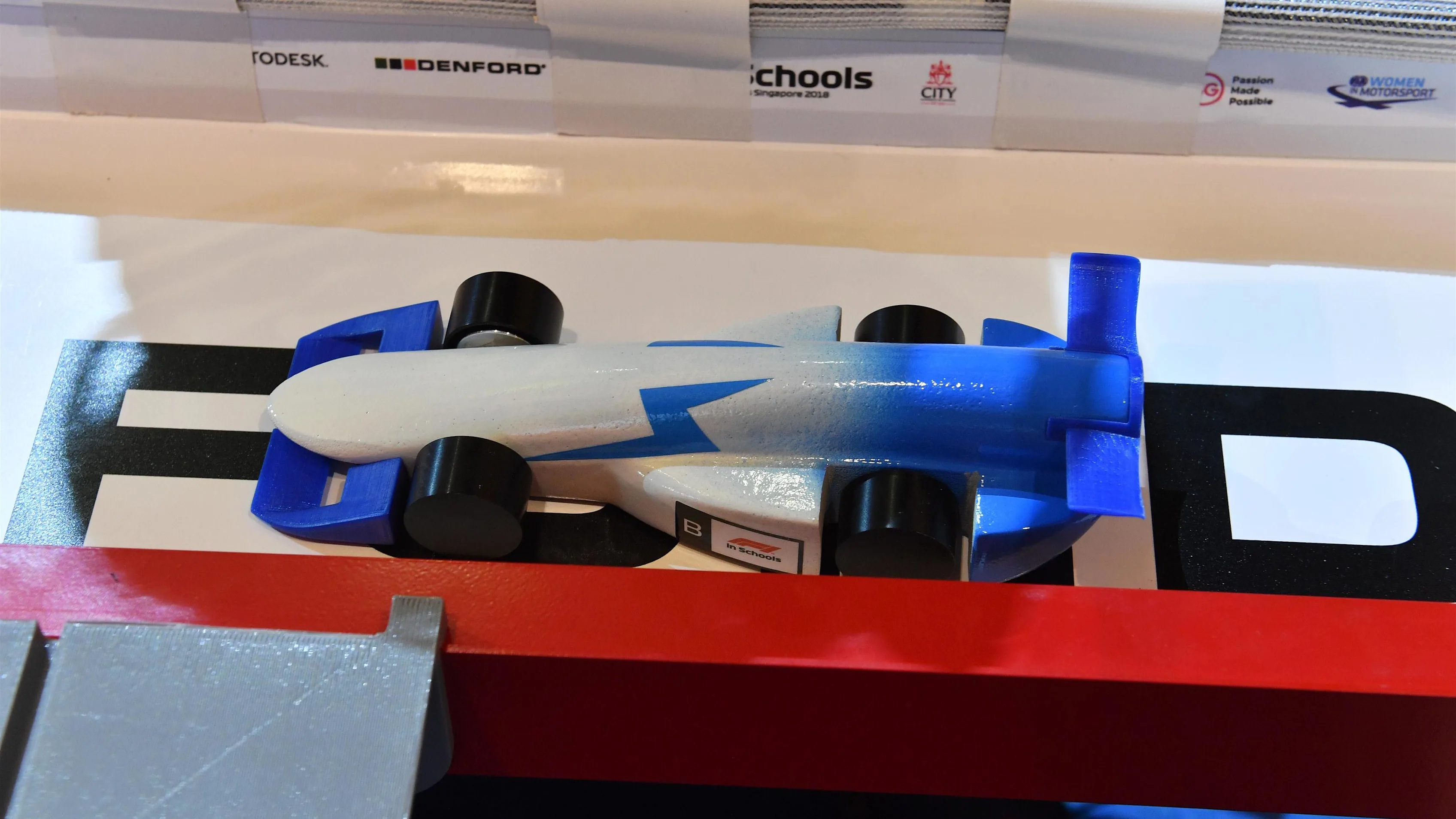 Cars at F1 in Schools World Finals, Resorts World Sentosa, Singapore, Tuesday 11 September