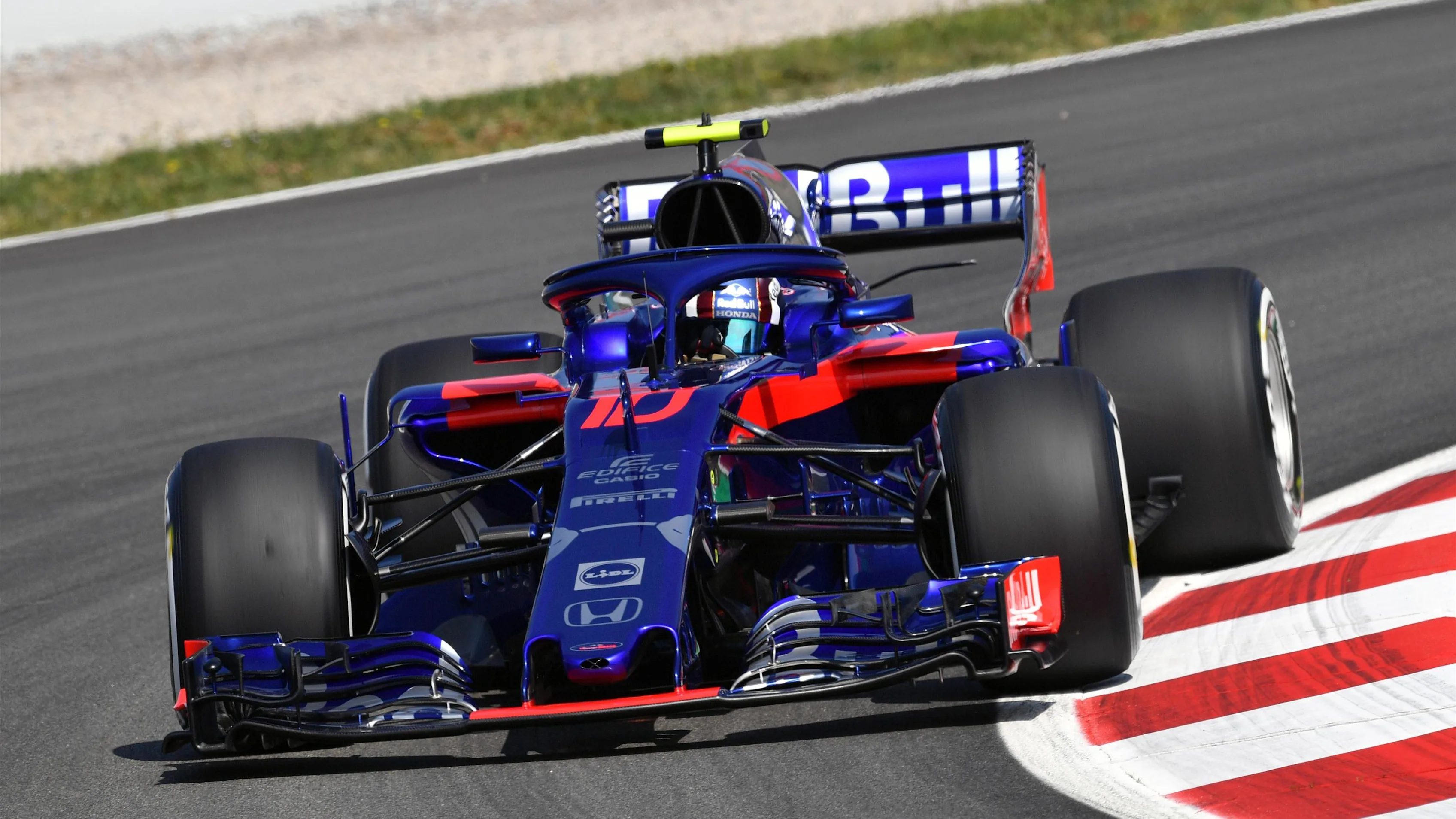 Pierre Gasly (FRA) Scuderia Toro Rosso STR13 at Formula One World Championship, Rd5, Spanish Grand Prix, Practice, Barcelona, Spain, Friday 11 May 2018. © Jerry Andre/Sutton Images