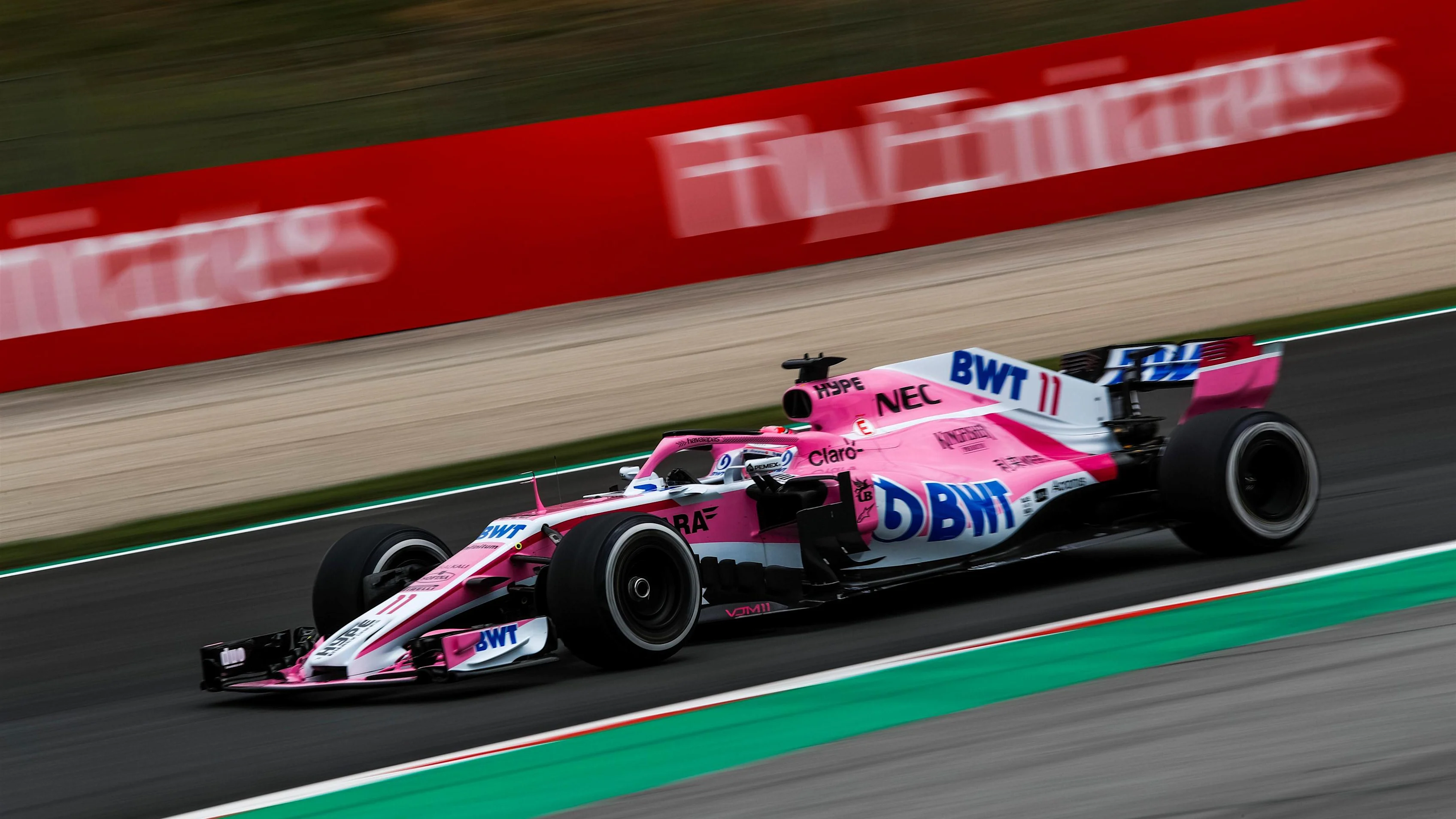 Sergio Perez (MEX) Force India VJM11 at Formula One World Championship, Rd5, Spanish Grand Prix, Qualifying, Barcelona, Spain, Saturday 12 May 2018. © Manuel Goria/Sutton Images