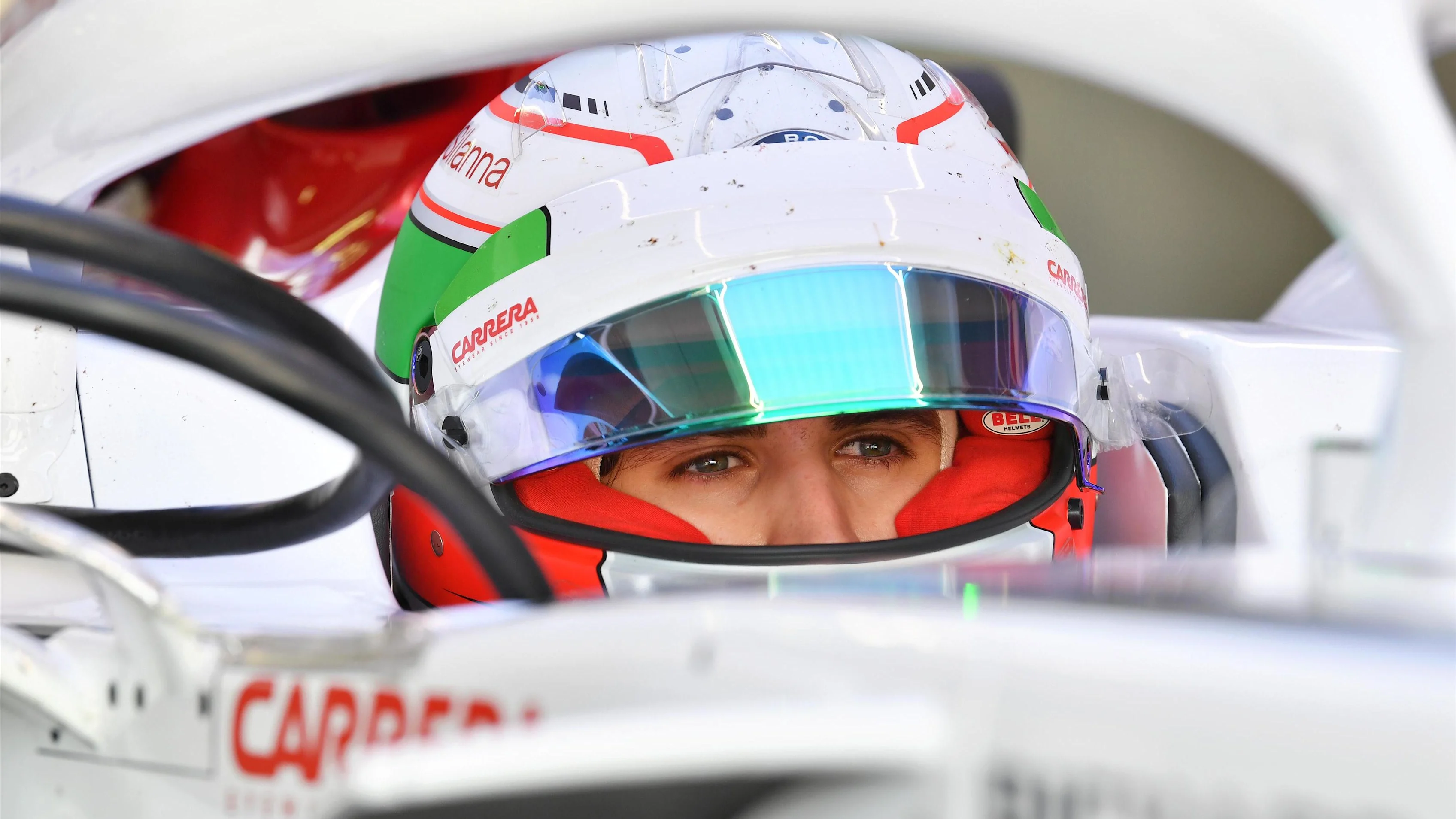 Antonio Giovinazzi (ITA) Alfa Romeo Sauber C37 at Formula One Testing, Day One, Barcelona, Spain,