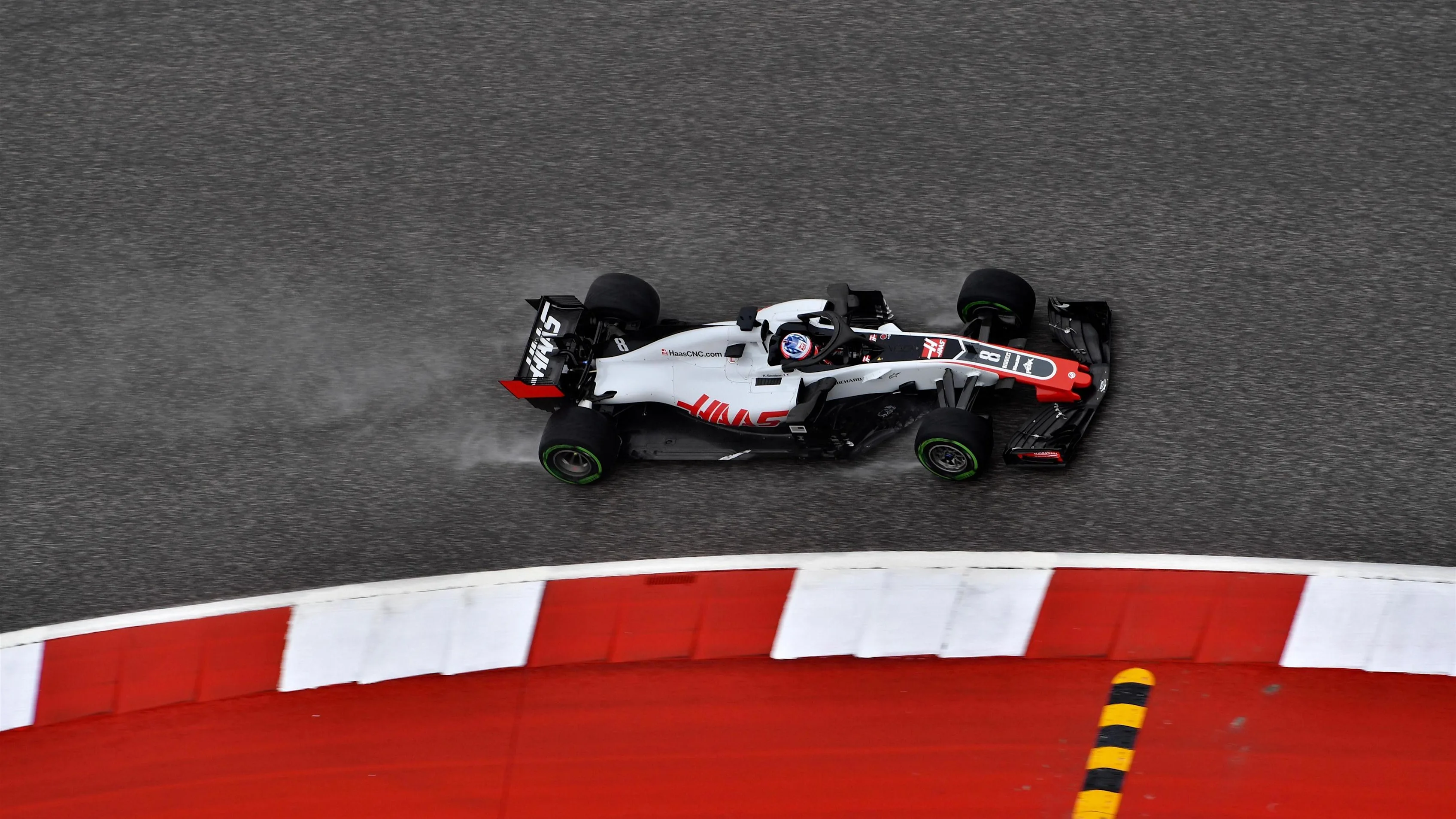 Romain Grosjean, Haas F1 Team VF-18 at Formula One World Championship, Rd18, United States Grand